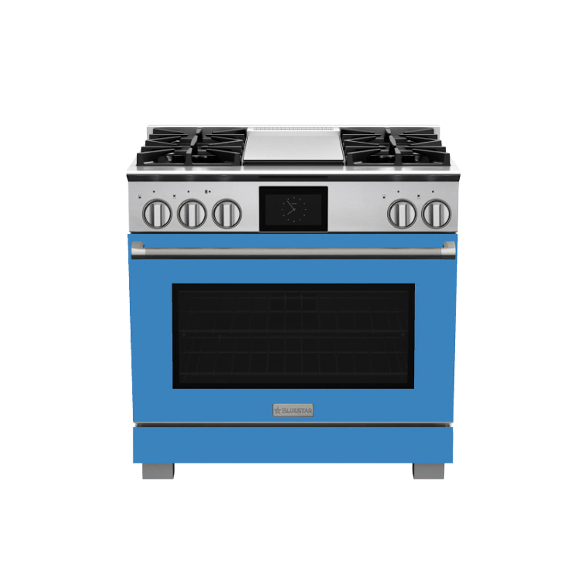 BlueStar BSDF364GC 36" Blue Dual Fuel Range with Griddle