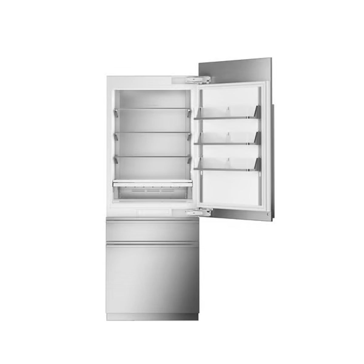 Monogram ZIC303NPPII 30" Paneled Bottom Freezer Refrigerator