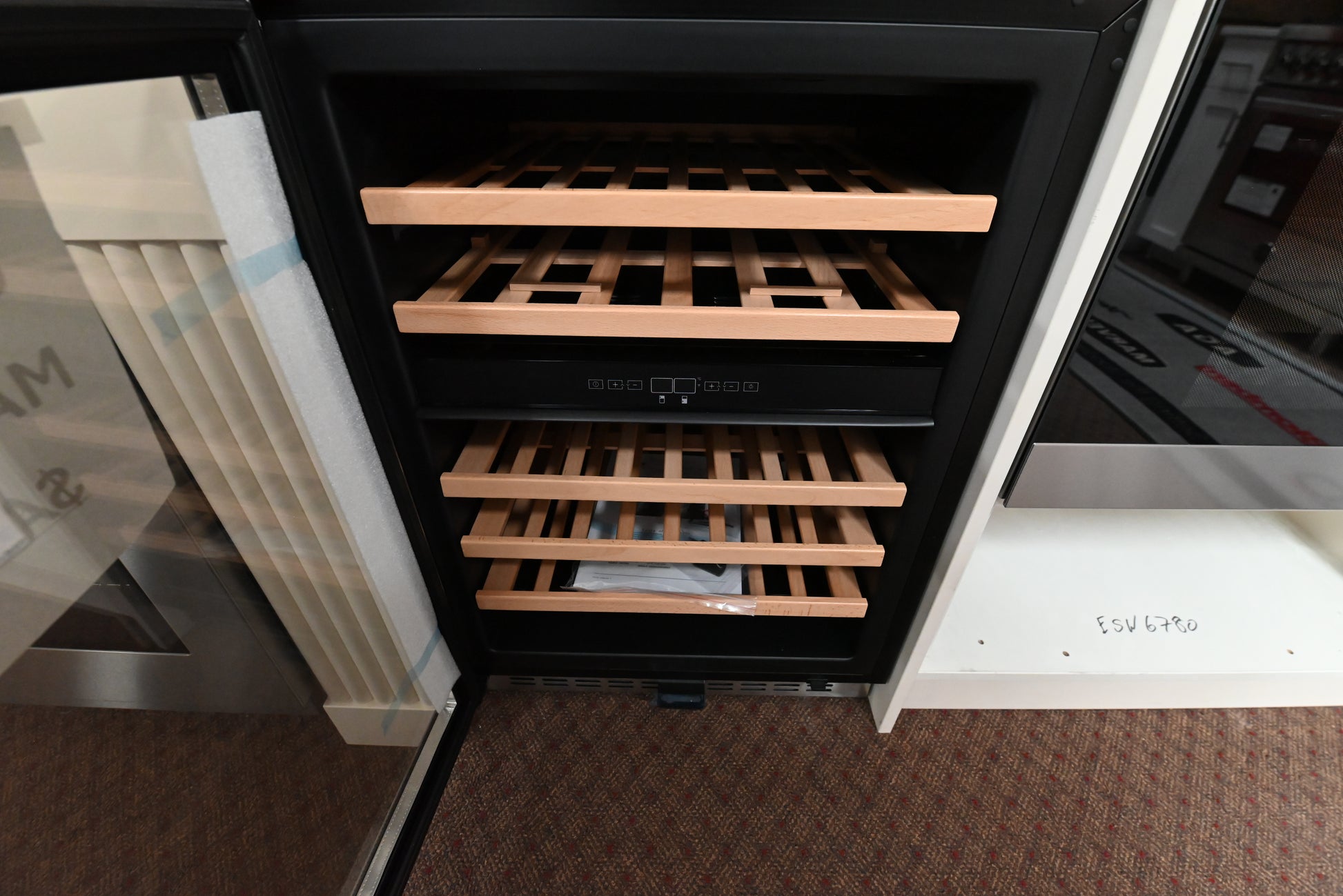 Luxury 24 inch undercounter wine refrigerator in stainless steel by Dacor