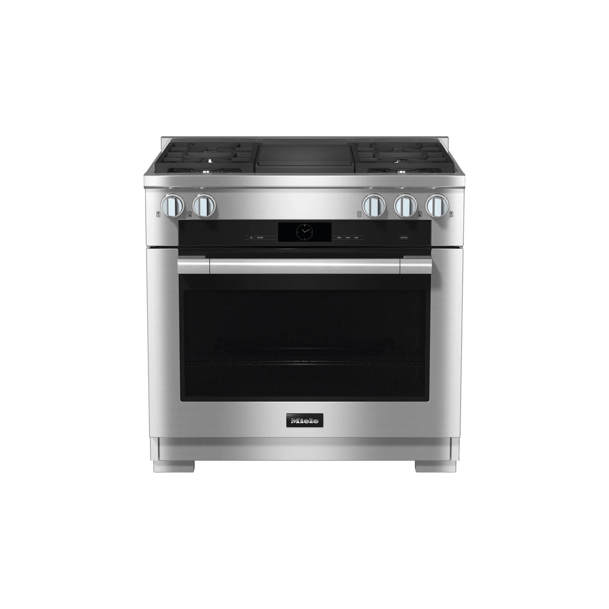 Miele HR1935-3G DFGR36" Stainless Steel Dual Fuel Range with Grill