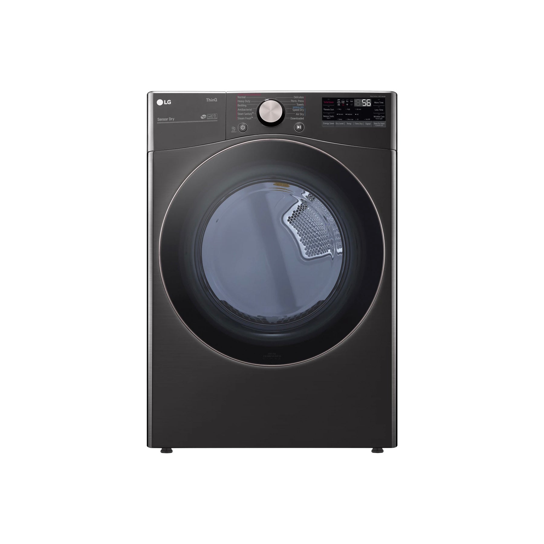 LG DLGX4001B 27" Black Steel Gas Dryer