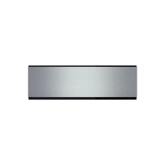 Bosch HWD5051UC 500 Series 30 inch built in warming drawer front view handle free stainless steel