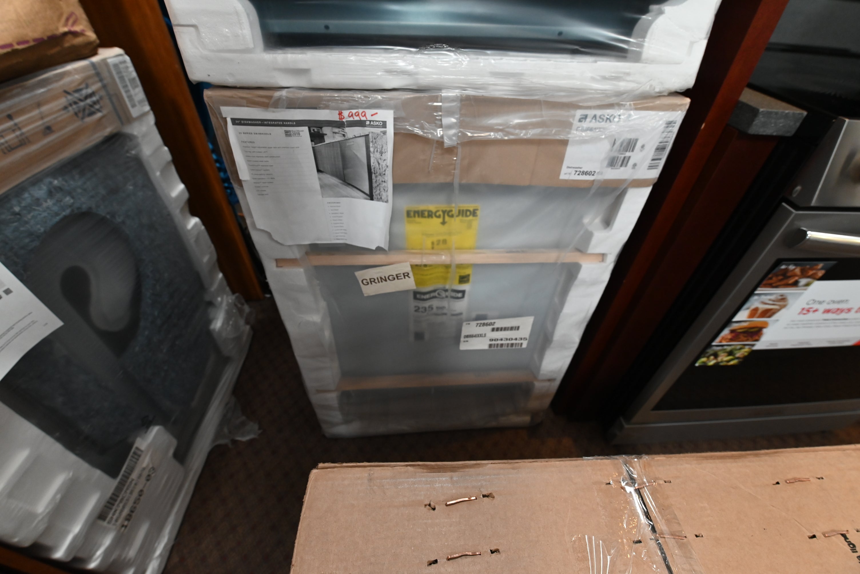 Asko 24 inch XXL built-in stainless steel dishwasher DBI664IXXLS