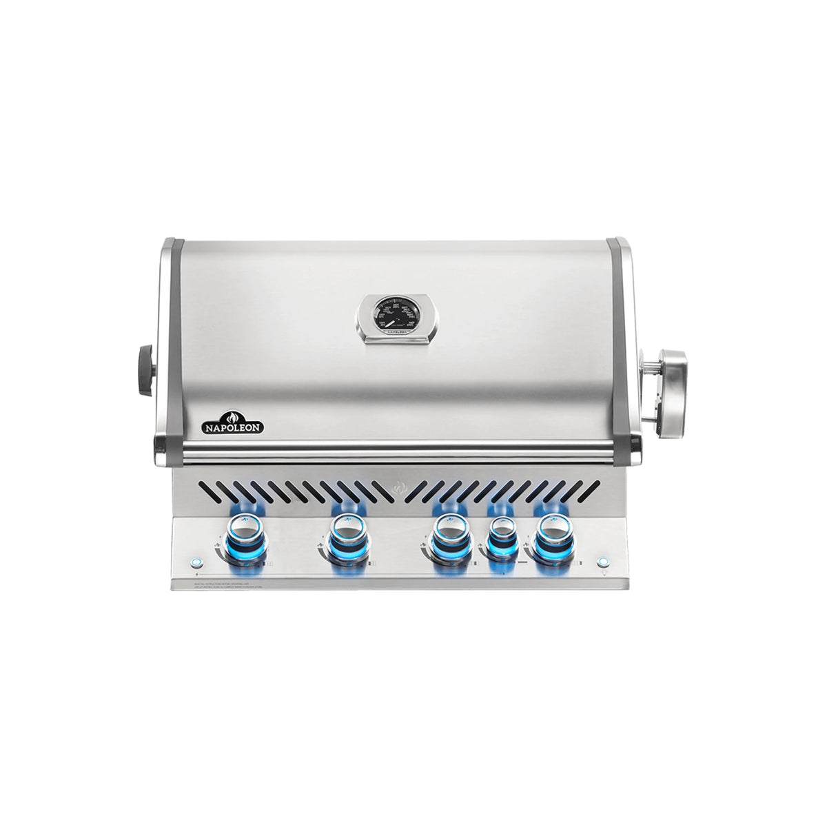 Napoleon BIPRO500RBPSS-3 Prestige PRO 500 built in gas grill front view in stainless steel