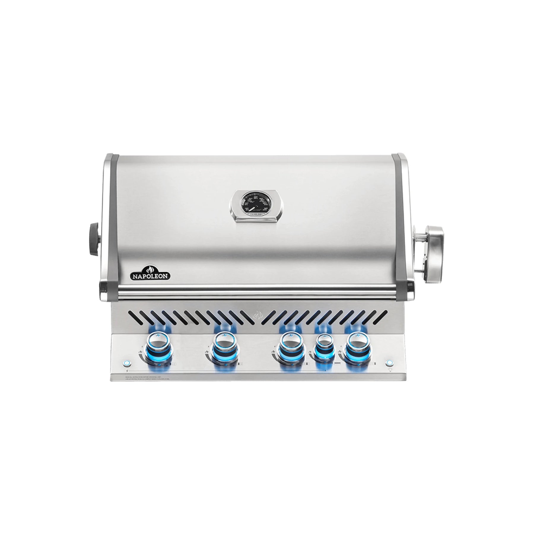 Napoleon BIPRO500RBPSS-3 Prestige PRO 500 built in gas grill front view in stainless steel