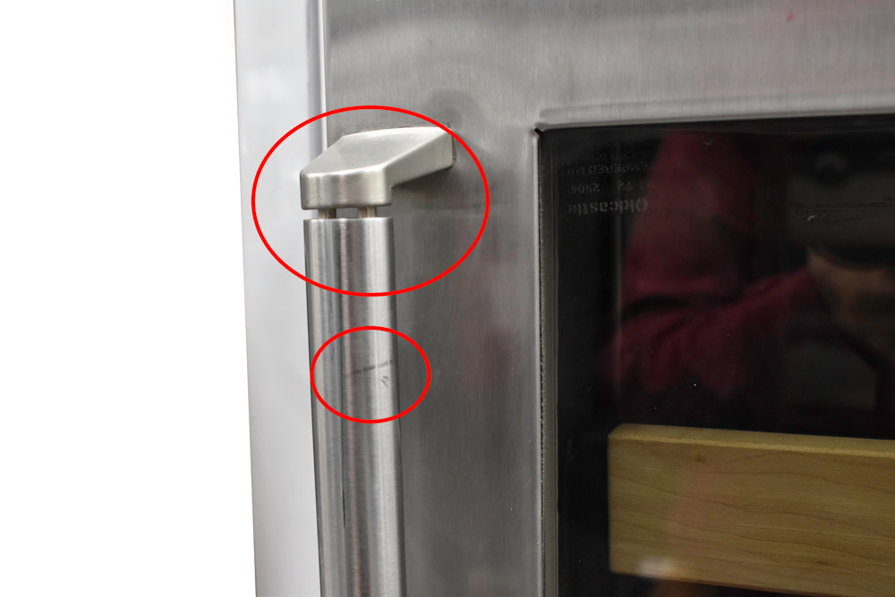 Perlick H1WD3BRH 24" Stainless Steel and Glass Door Built-In Wine Cooler