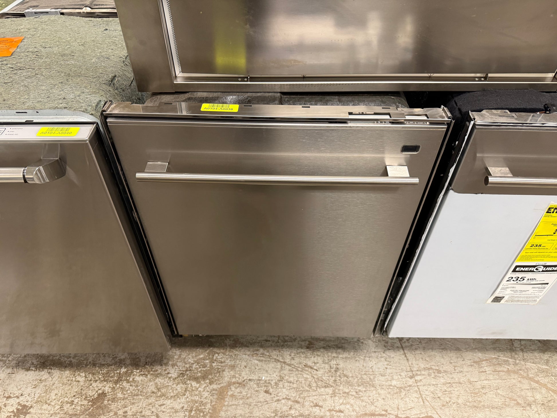 Asko XXL Series D5654XXLHS/TH 24" Stainless Steel Dishwasher