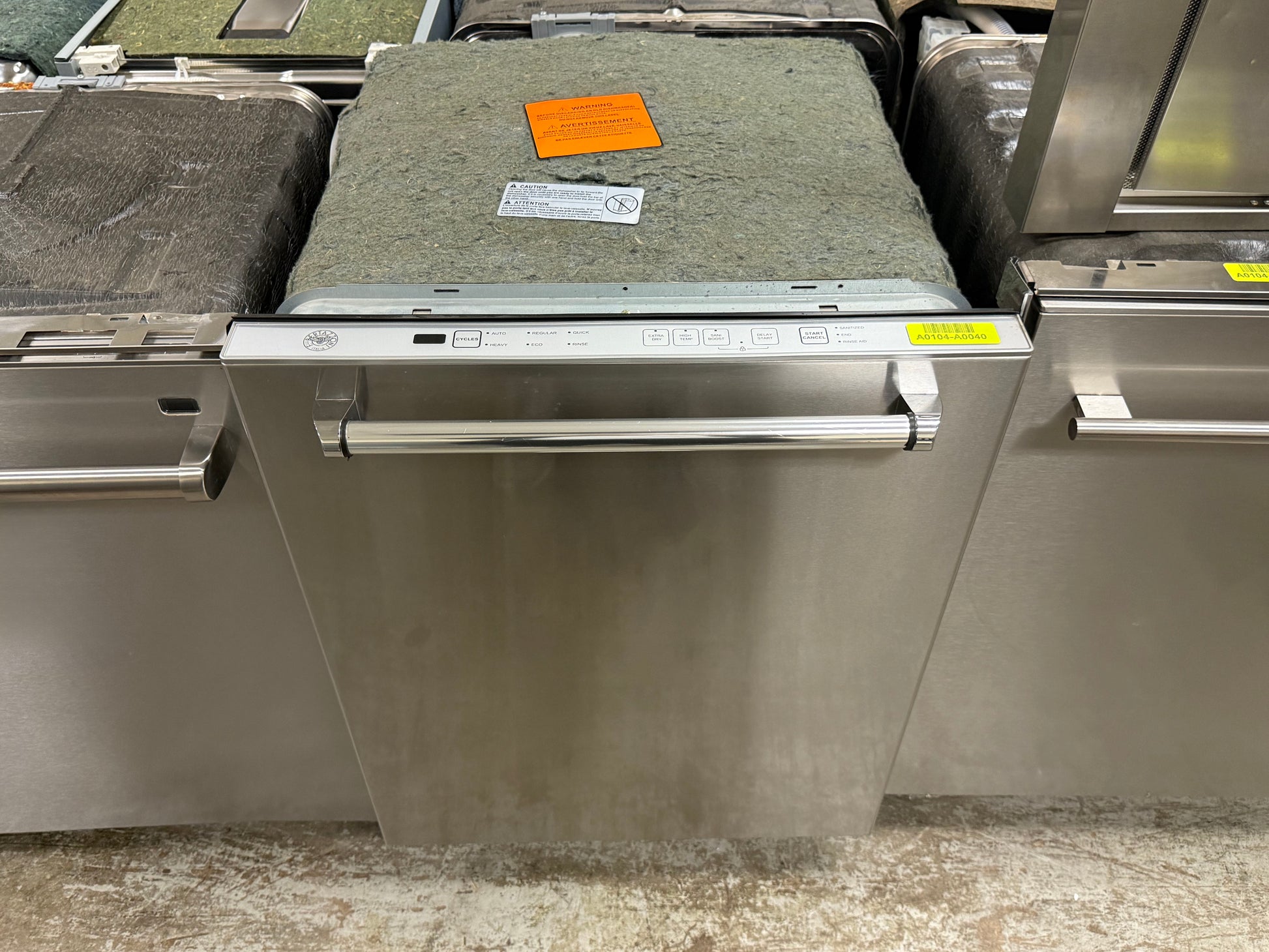 Bertazzoni DW24X 24" Stainless Steel Dishwasher
