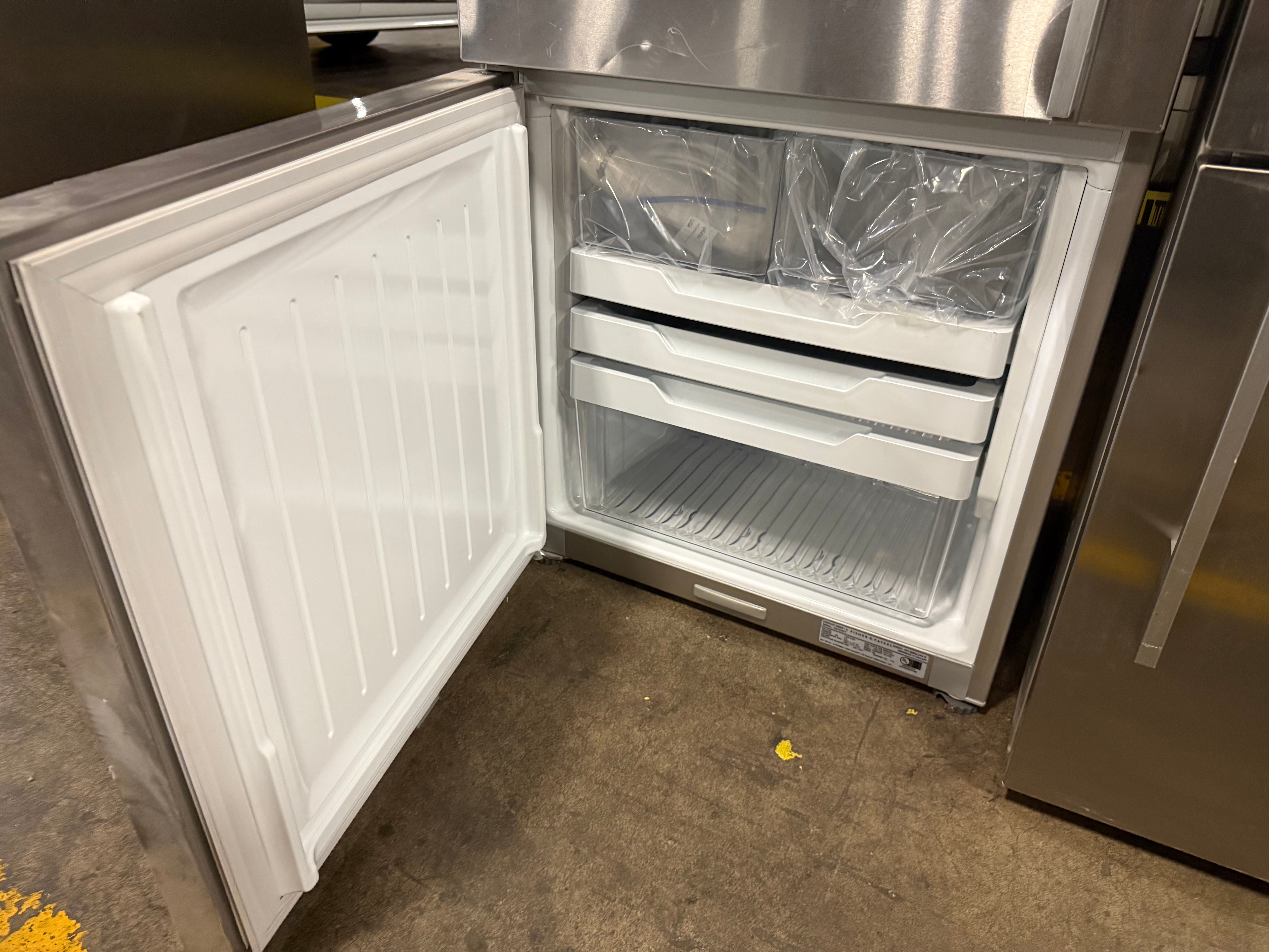 Fisher & Paykel RF135BDLUX4N 25" Stainless Steel Counter Depth Bottom Freezer Refrigerator