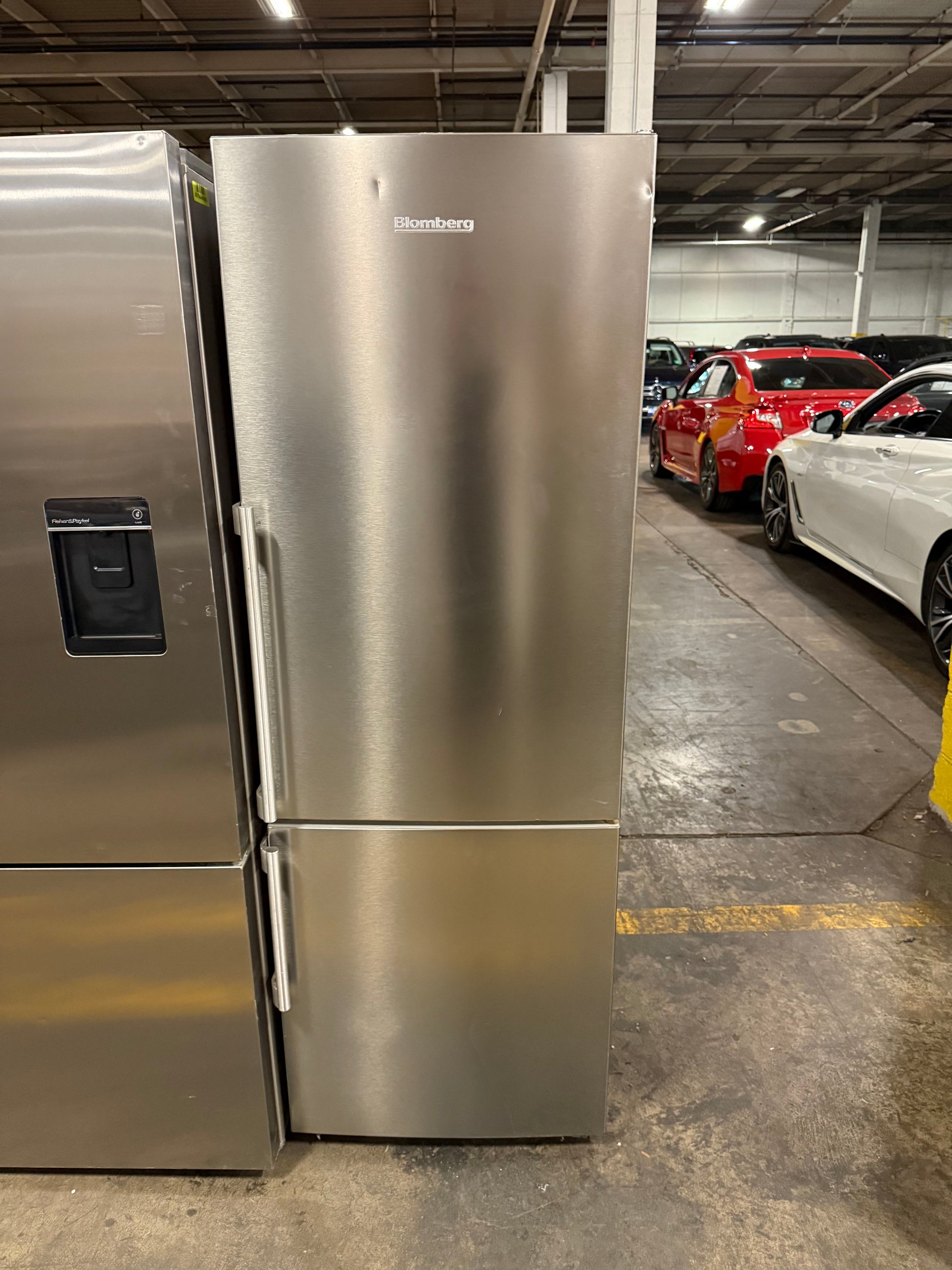 Blomberg BRFB1045SS 24" Stainless Steel Counter Depth Bottom Freezer Refrigerator