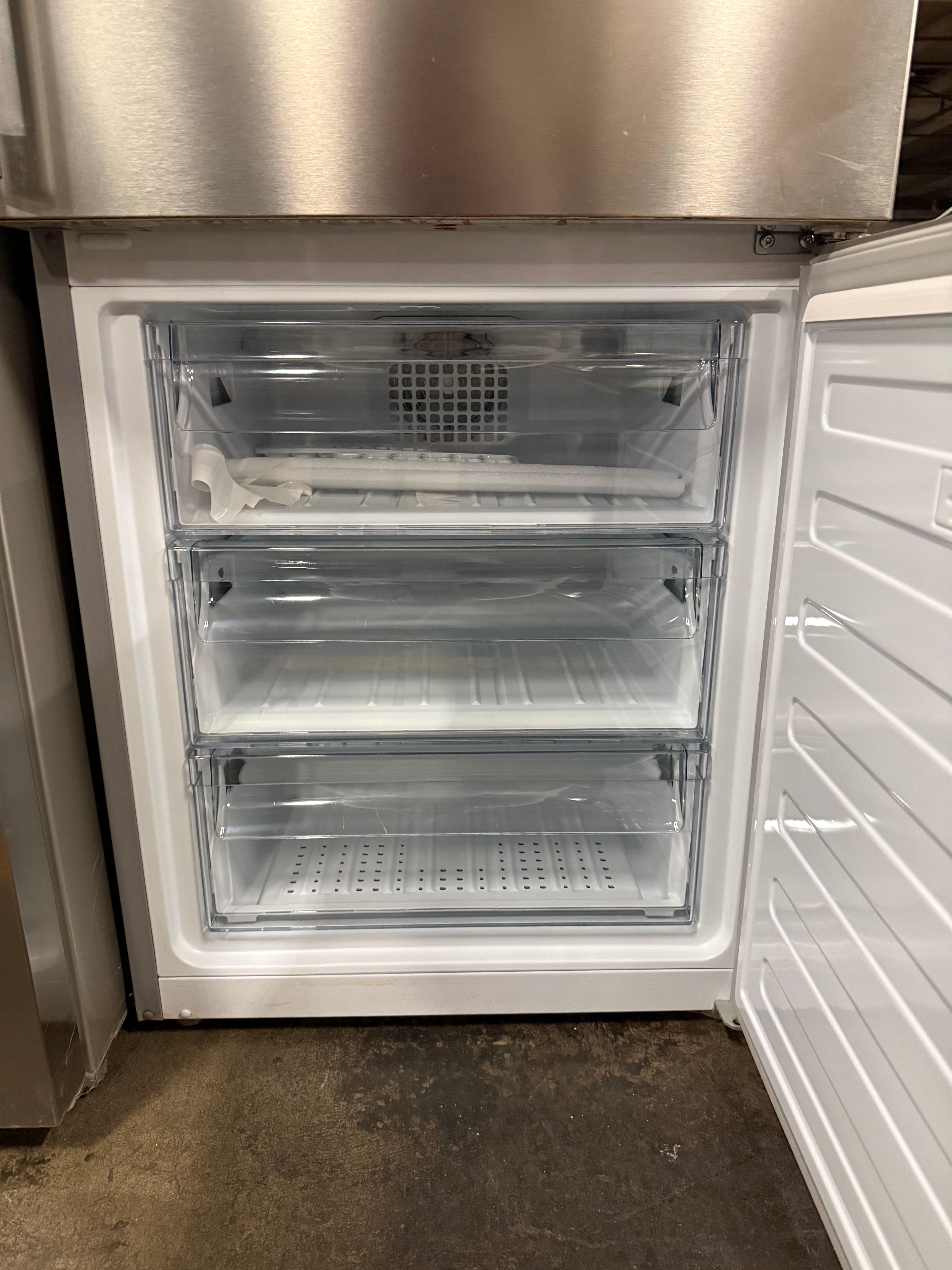 Blomberg BRFB1045SS 24" Stainless Steel Counter Depth Bottom Freezer Refrigerator