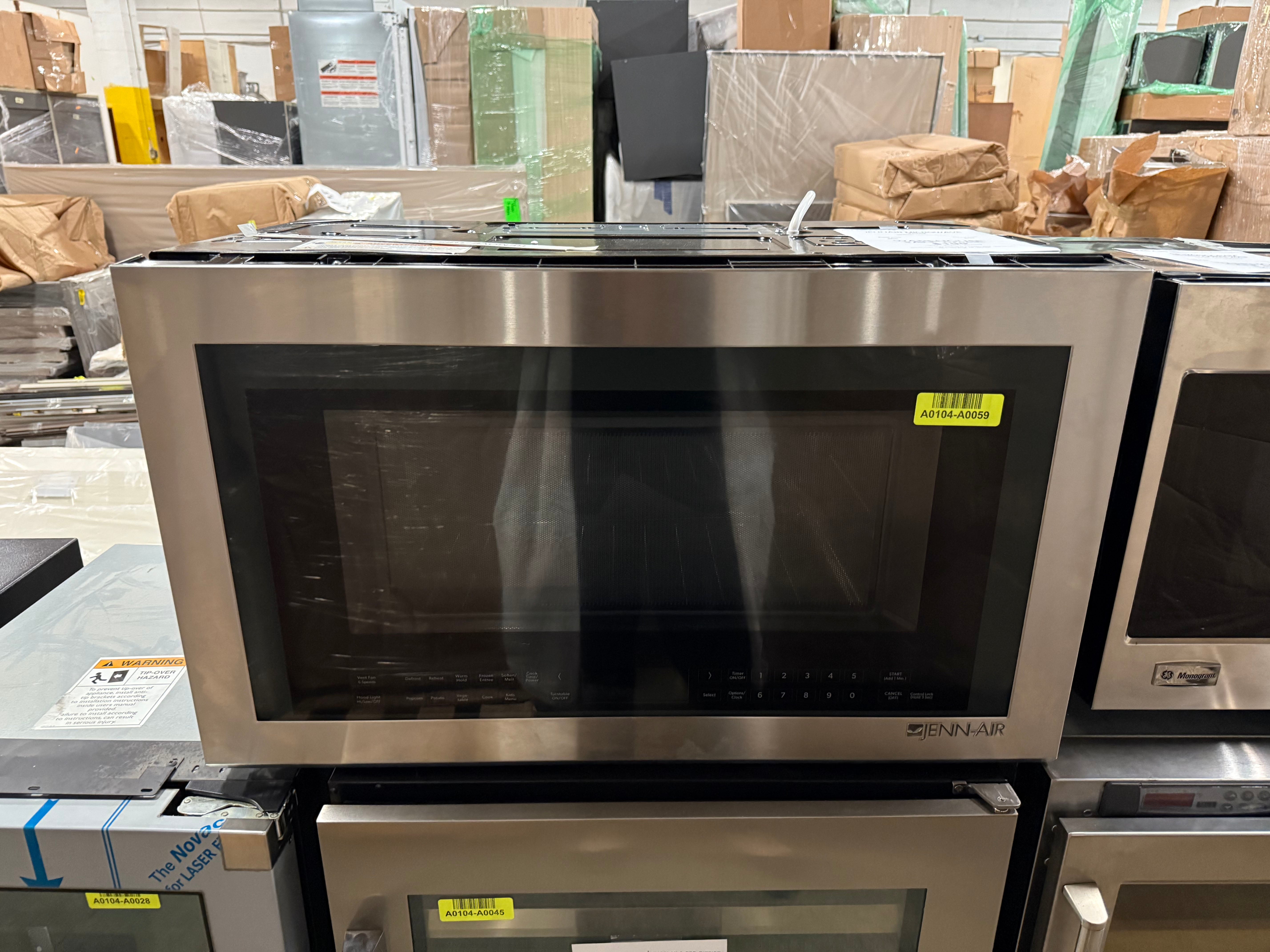 JennAir JMV8208CS 30" Stainless Steel Over-the-Range Microwave