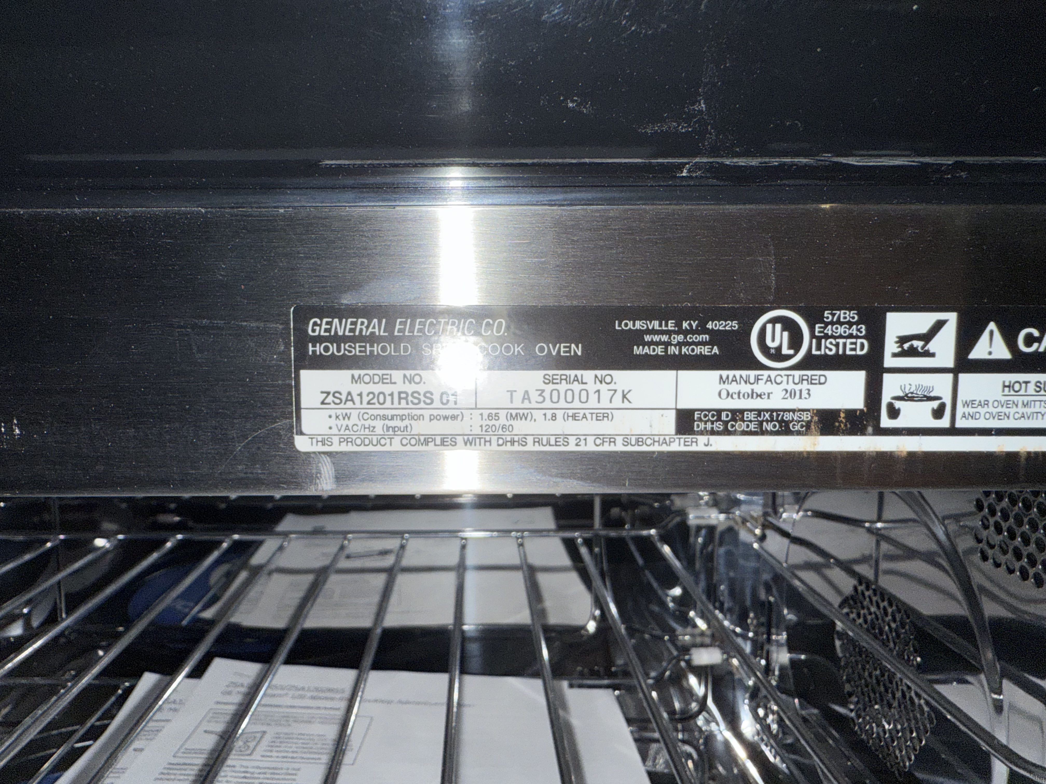 Monogram ZSA1201RSS 30" Stainless Steel Over-the-Range Speed Oven