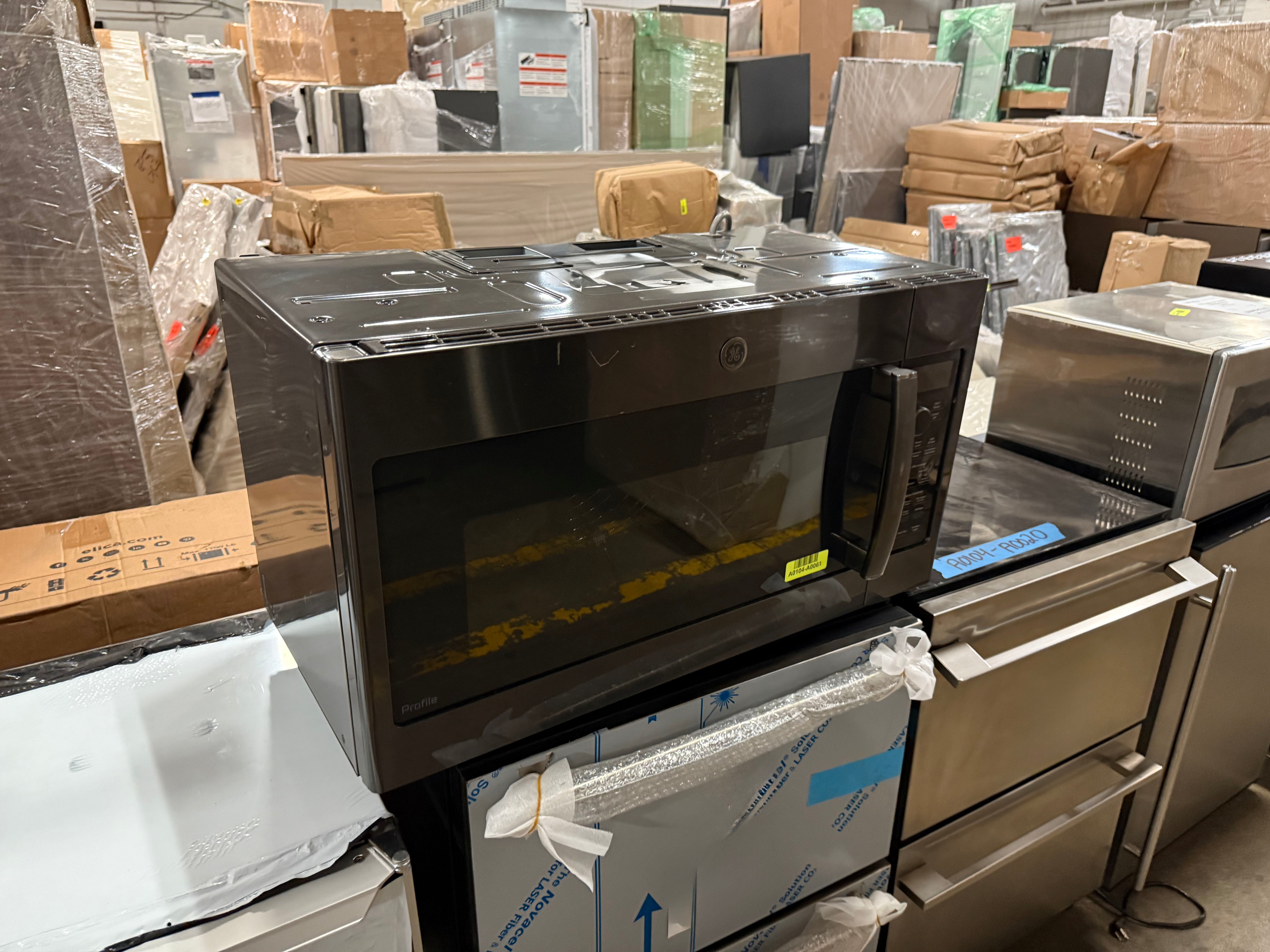 GE Profile PVM9179BLTS 30" Black Stainless Steel Over-the-Range Microwave