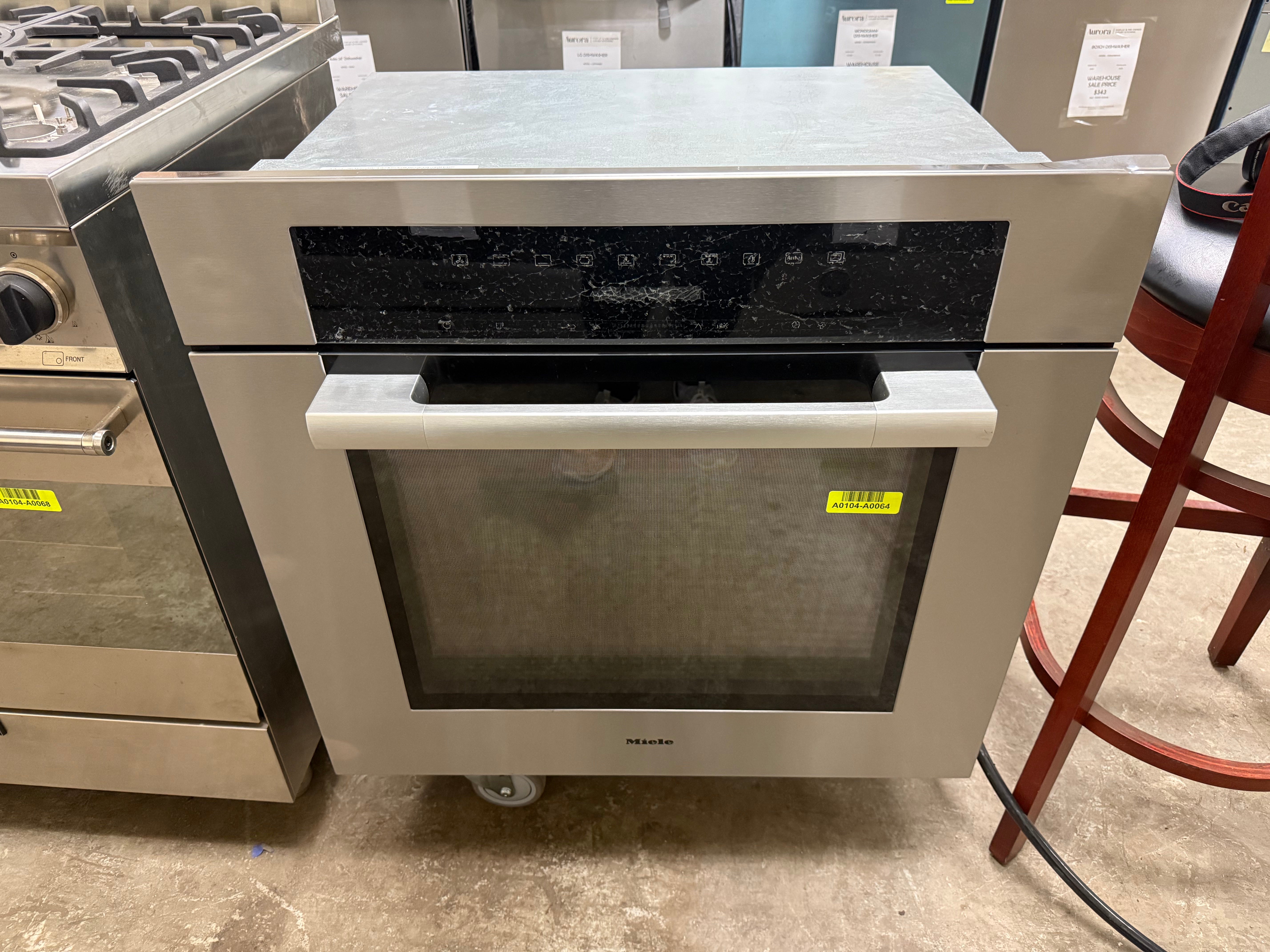 Miele H7180BP 30" Stainless Steel Smart Electric Single Wall Oven