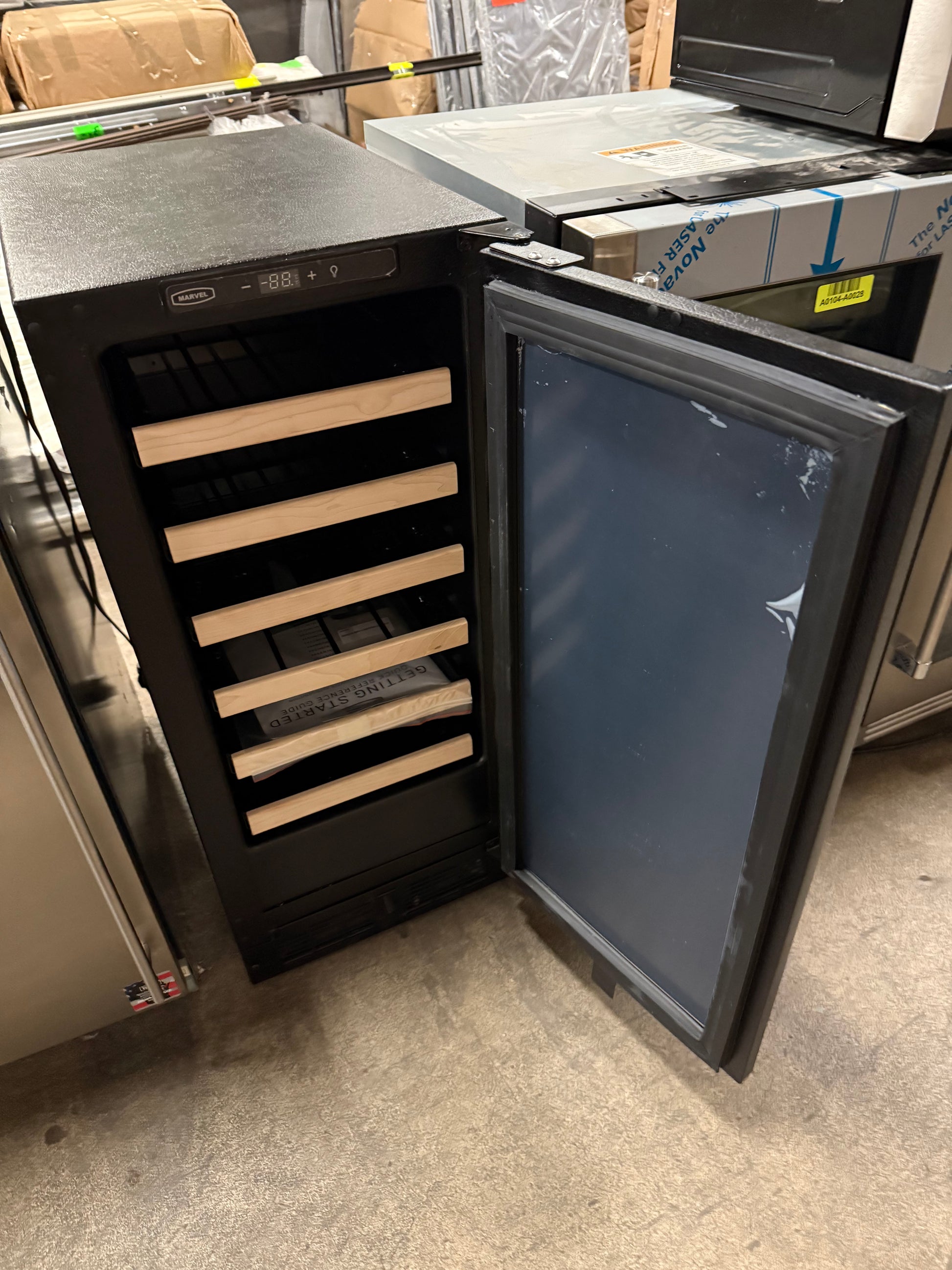 Marvel MLWC215-IS01A 15" Panel Ready Undercounter Single Zone Wine Cooler