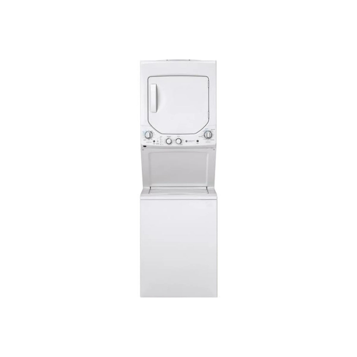 GE Spacemaker GUD24GSSMWW 24" White Gas Laundry Center