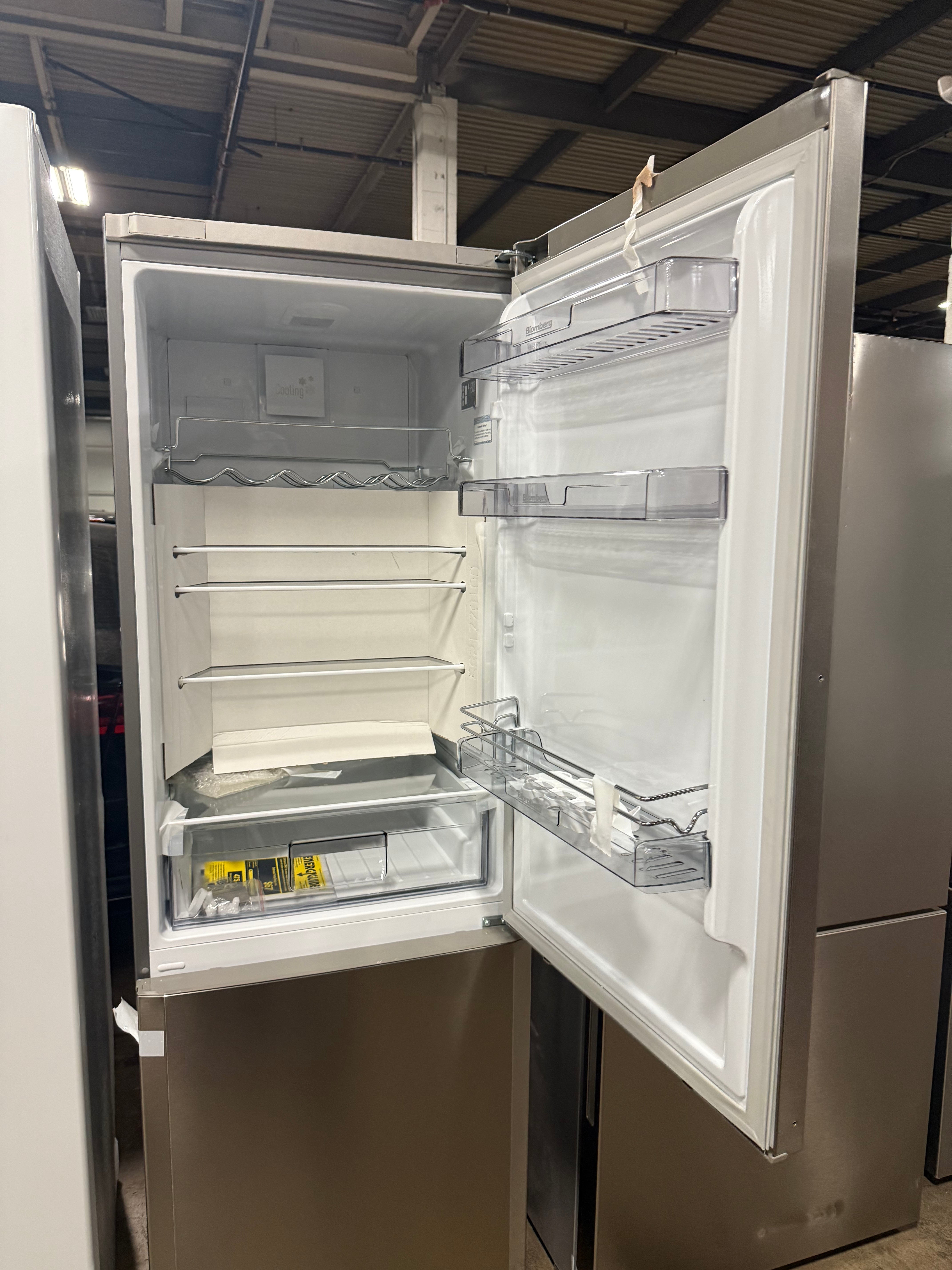 Blomberg BRFB1322SS 24" Stainless Steel Counter Depth Bottom Freezer Refrigerator