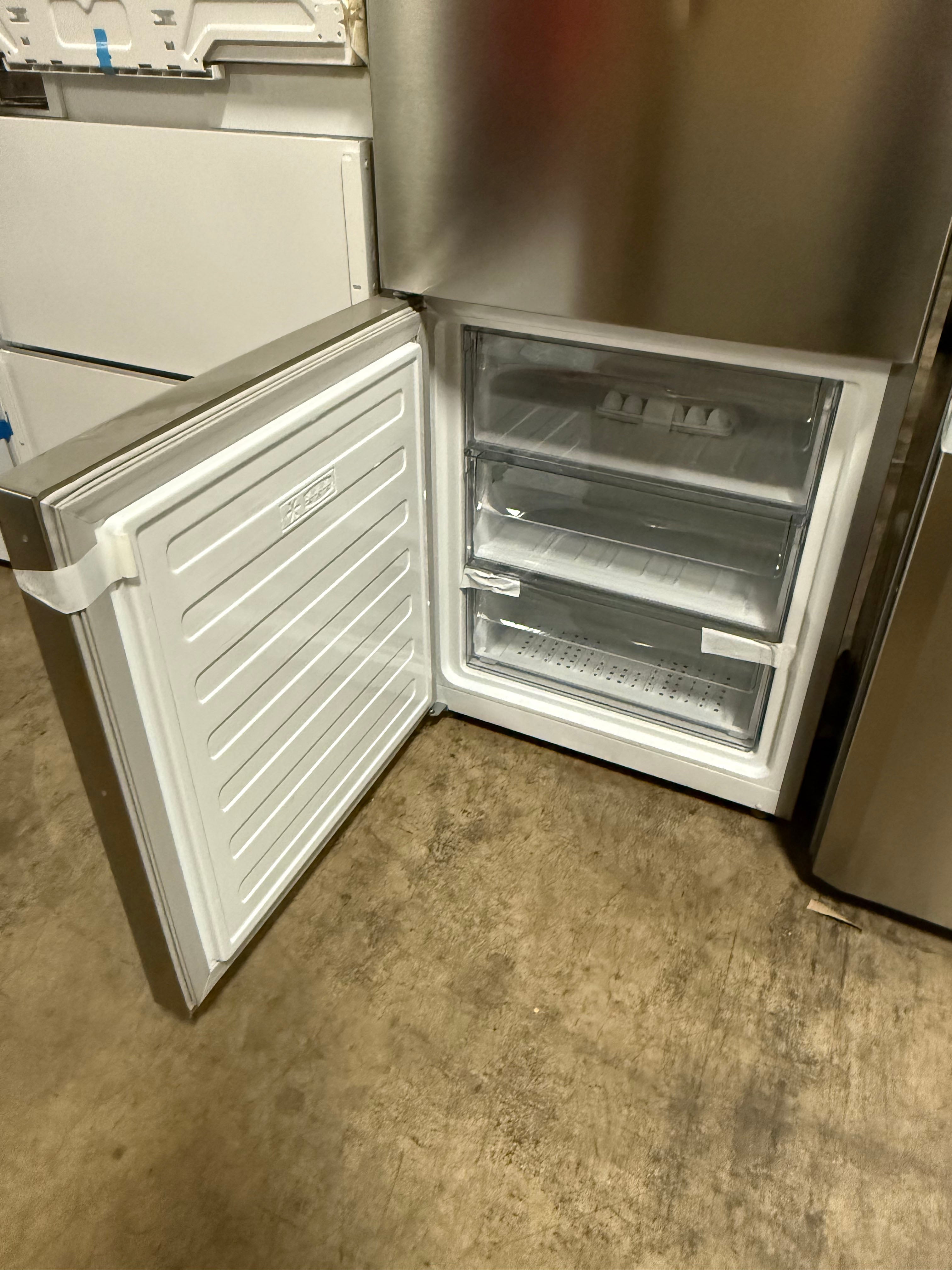 Blomberg 24" Stainless Steel Counter Depth Bottom Freezer Refrigerator