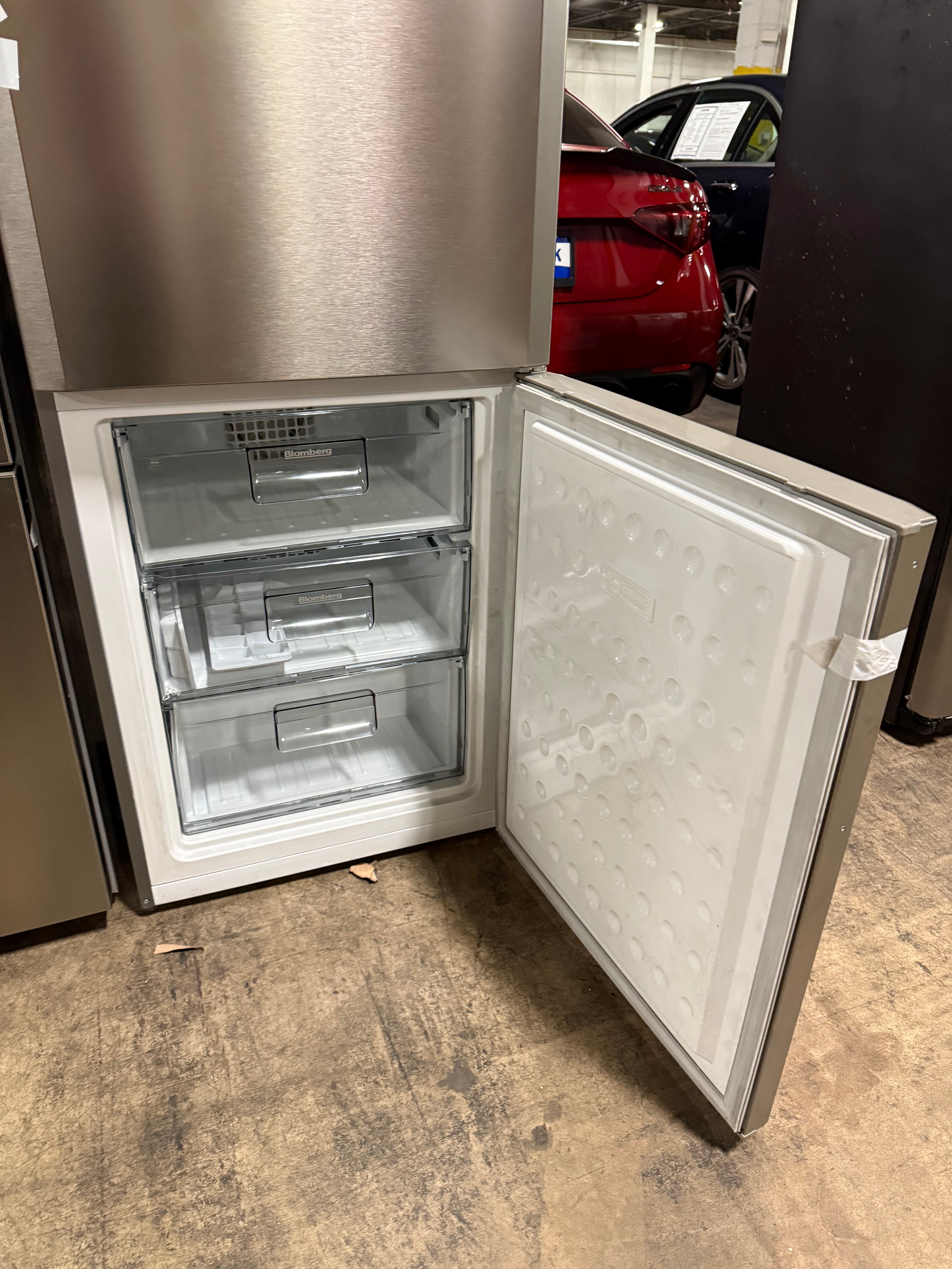 Blomberg BRFB1312SS 24" Stainless Steel Bottom Freezer Refrigerator