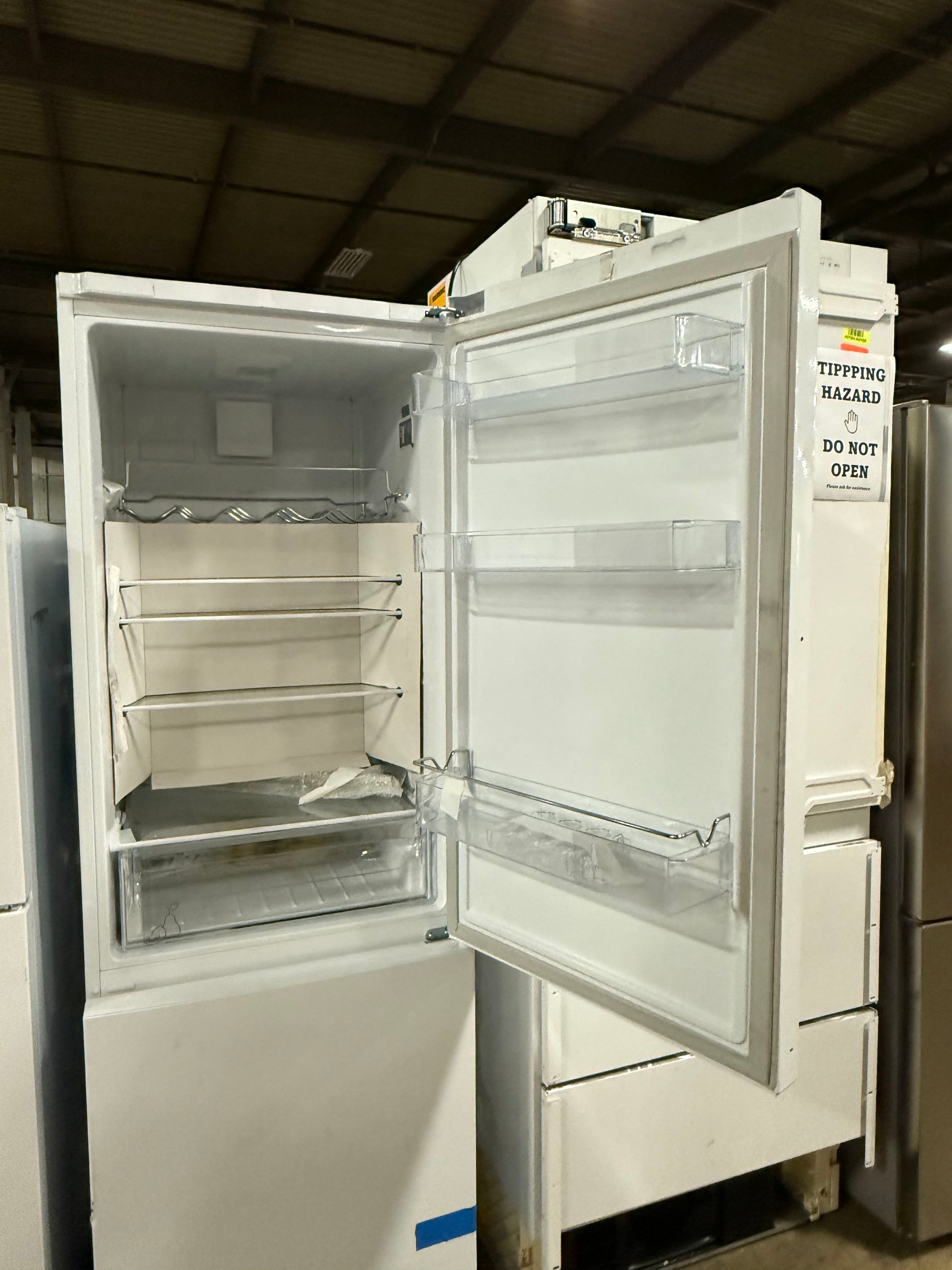 Summit FFBF241W 24" White Counter Depth Bottom Freezer Refrigerator