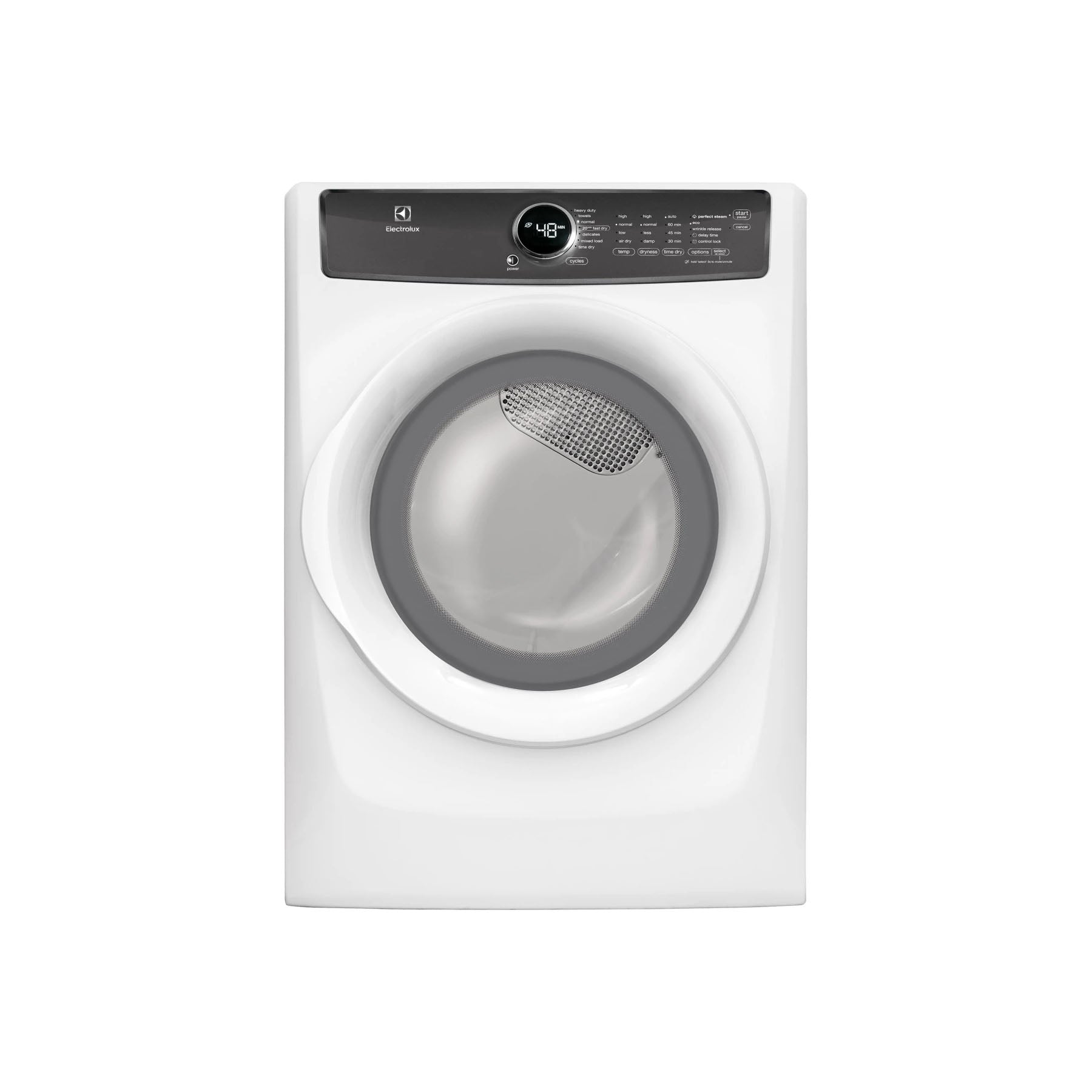 Electrolux EFME427UIW 27" White Front Load Electric Dryer