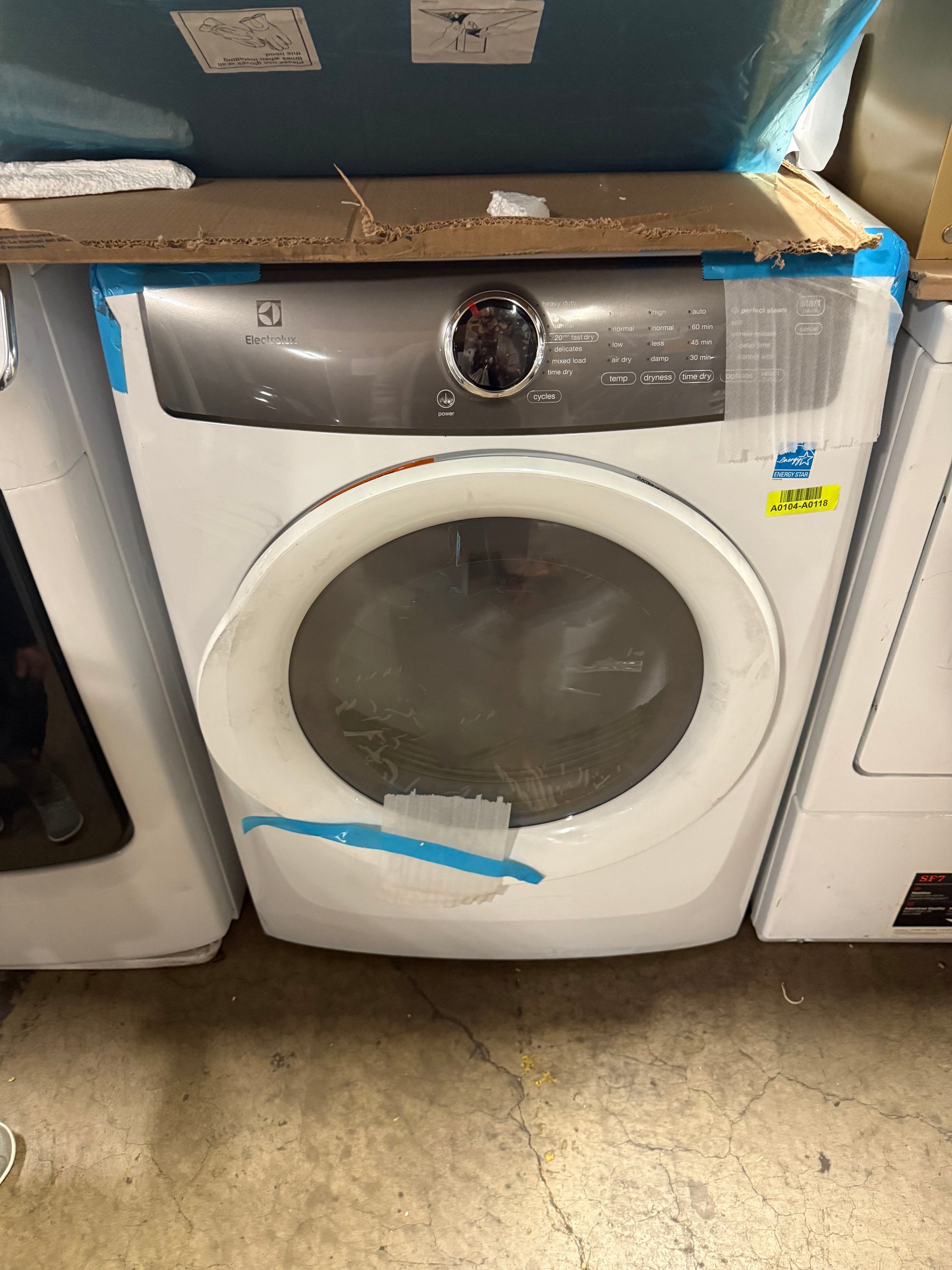 Electrolux EFME427UIW 27" White Front Load Electric Dryer