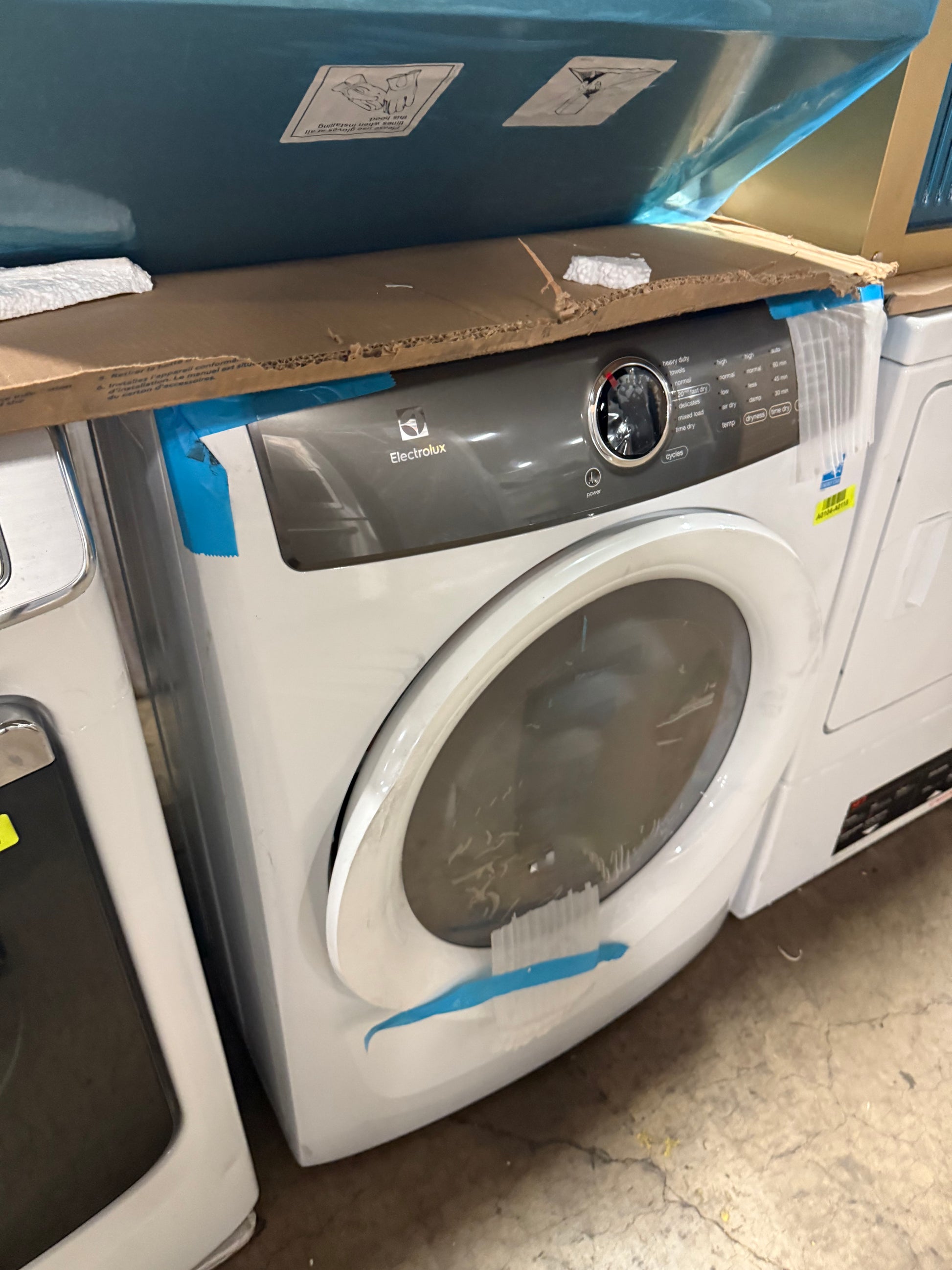 Electrolux EFME427UIW 27" White Front Load Electric Dryer