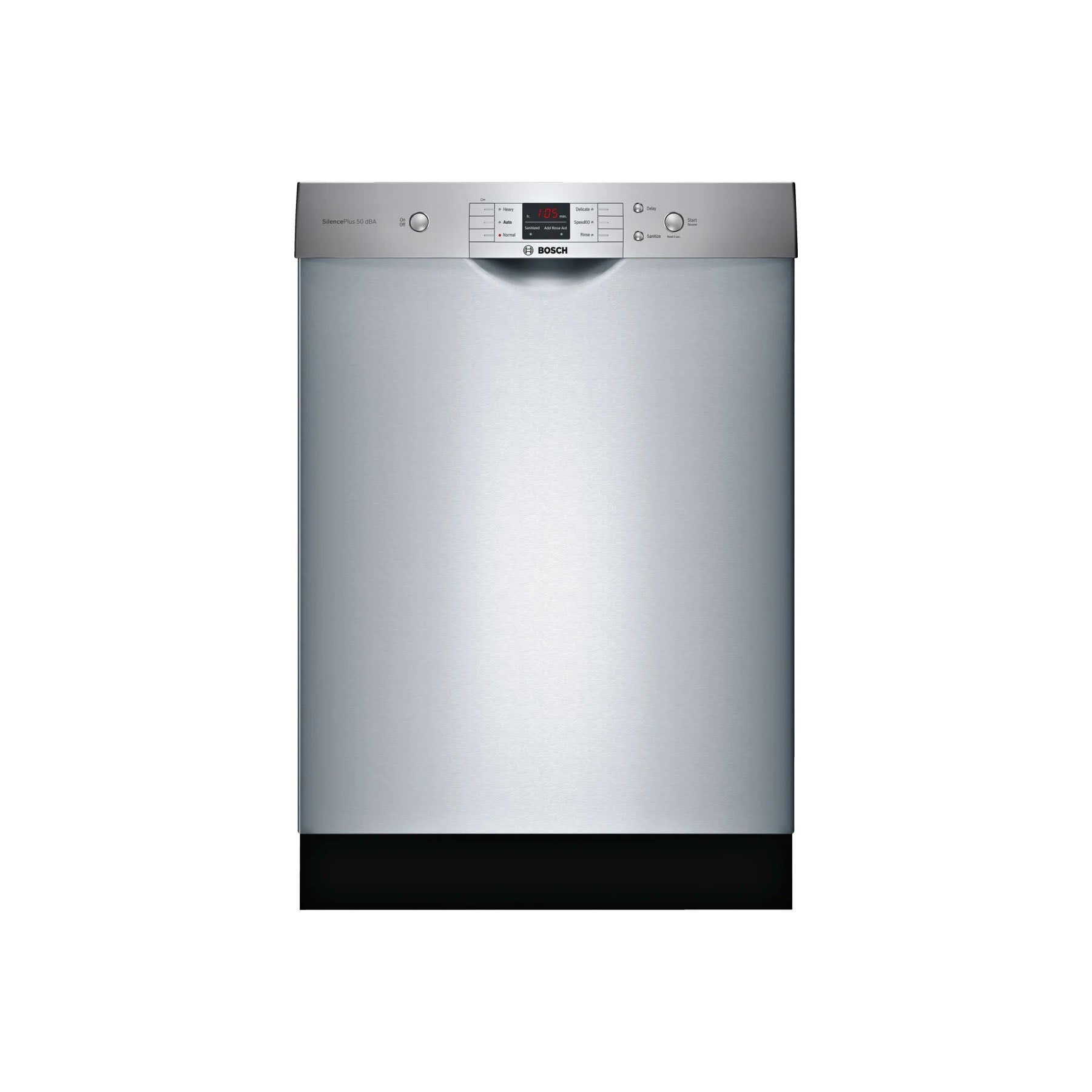 Bosch 100 Series SHEM3AY55N 24" Stainless Steel Dishwasher