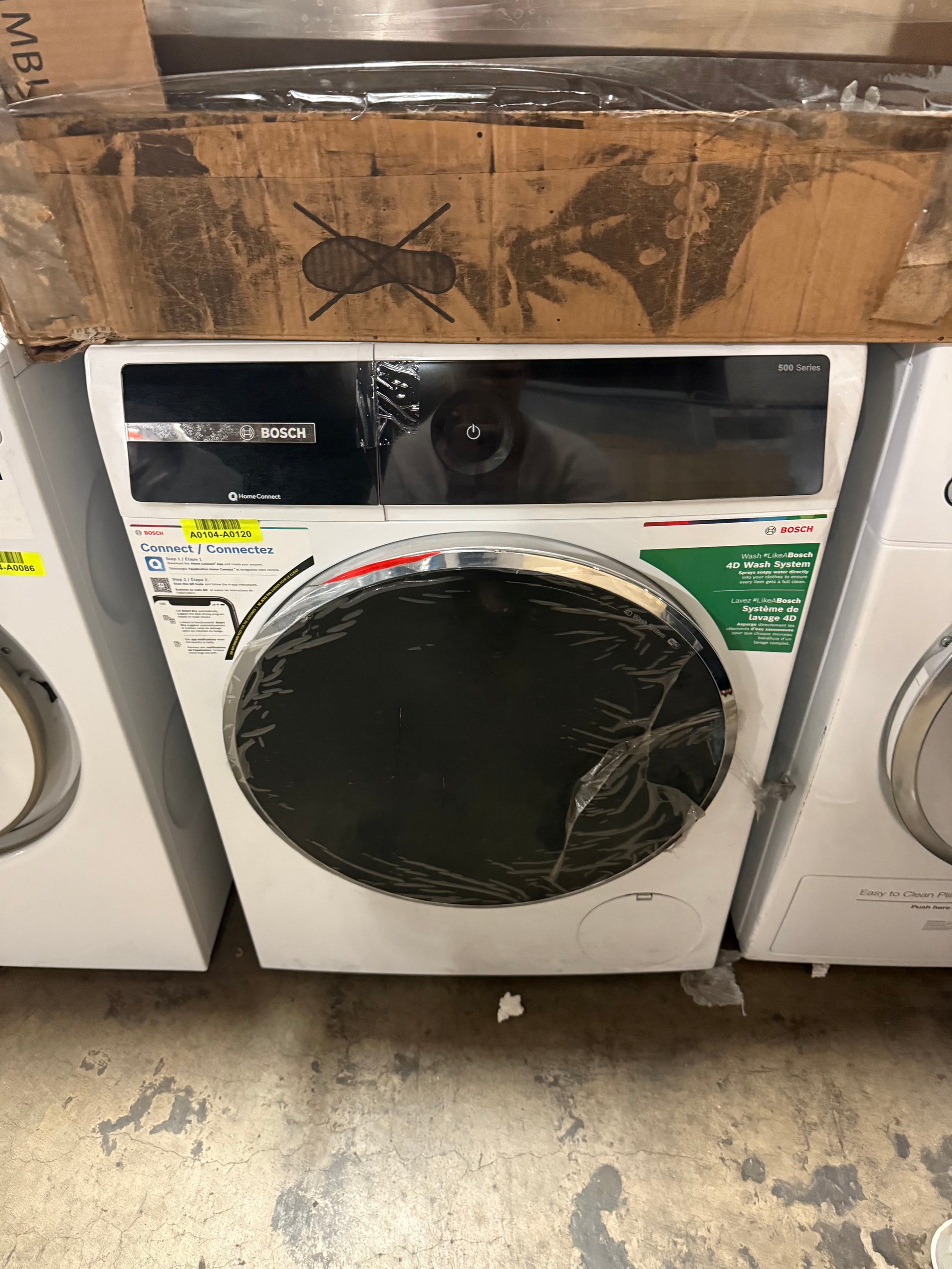 Bosch 500 Series WGB24600UC 24" White Front Load Washer