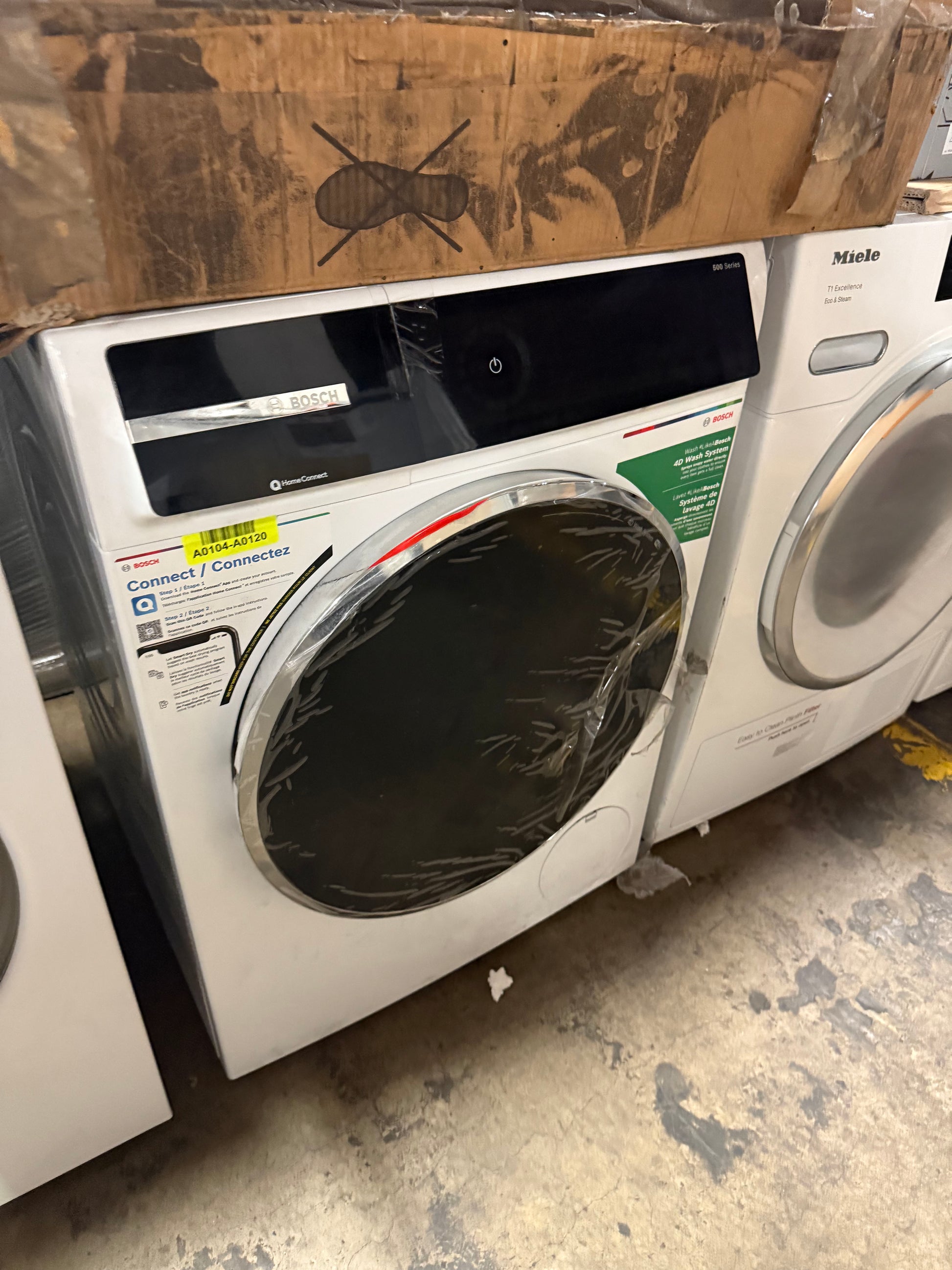 Bosch 500 Series WGB24600UC 24" White Front Load Washer