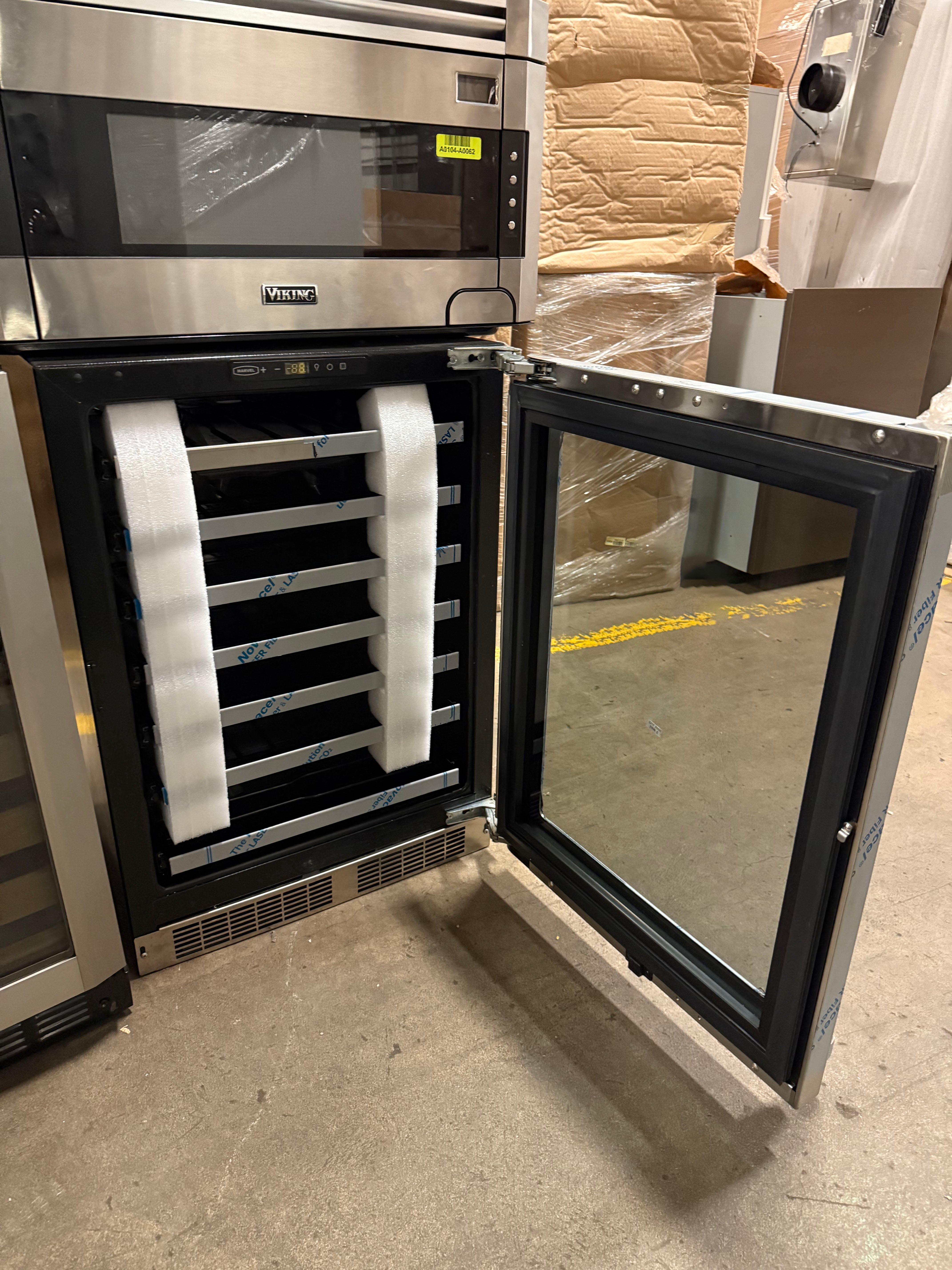 Marvel 24" Stainless Steel Undercounter Single Zone Wine Cooler