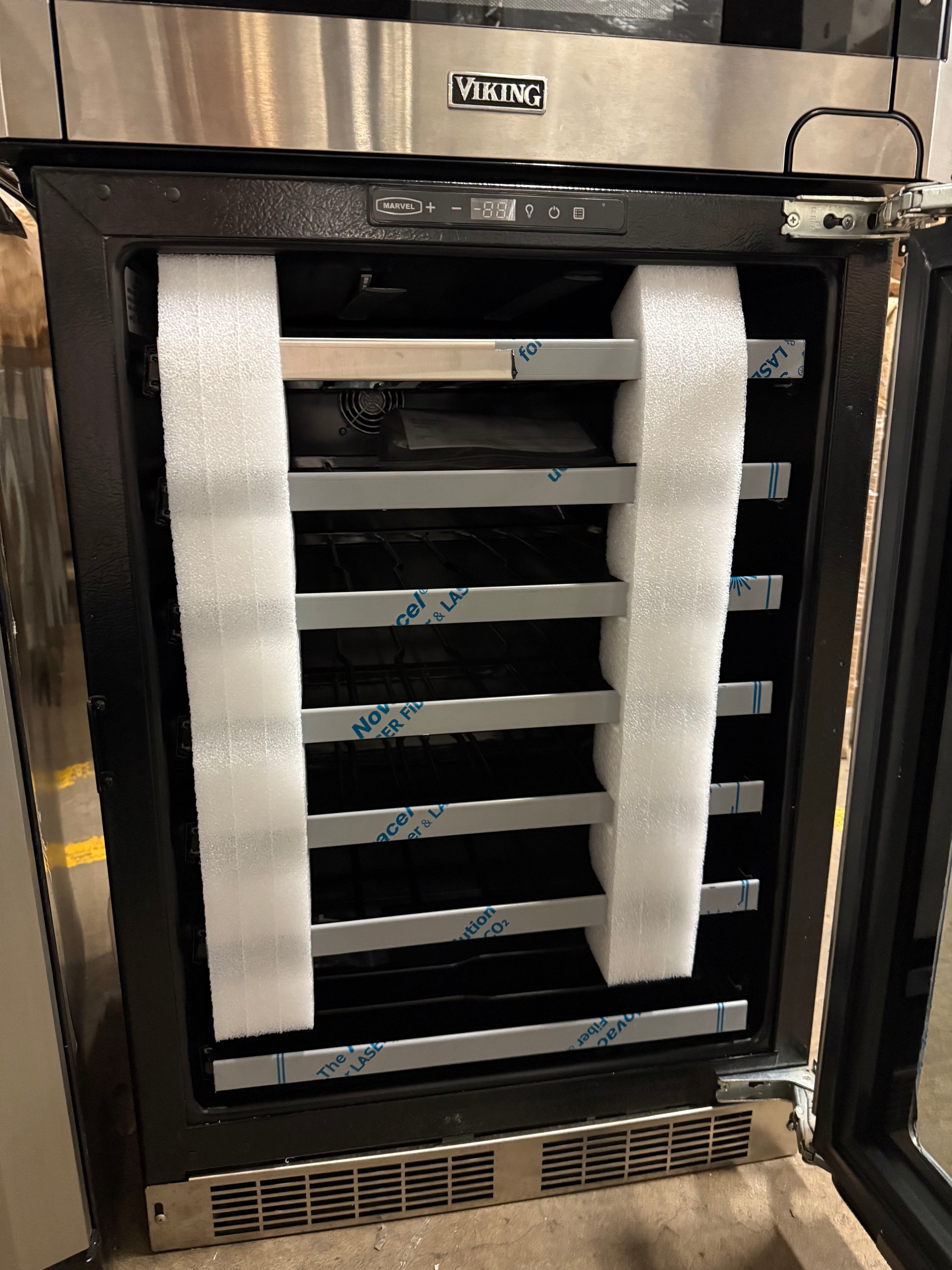 Marvel 24" Stainless Steel Undercounter Single Zone Wine Cooler