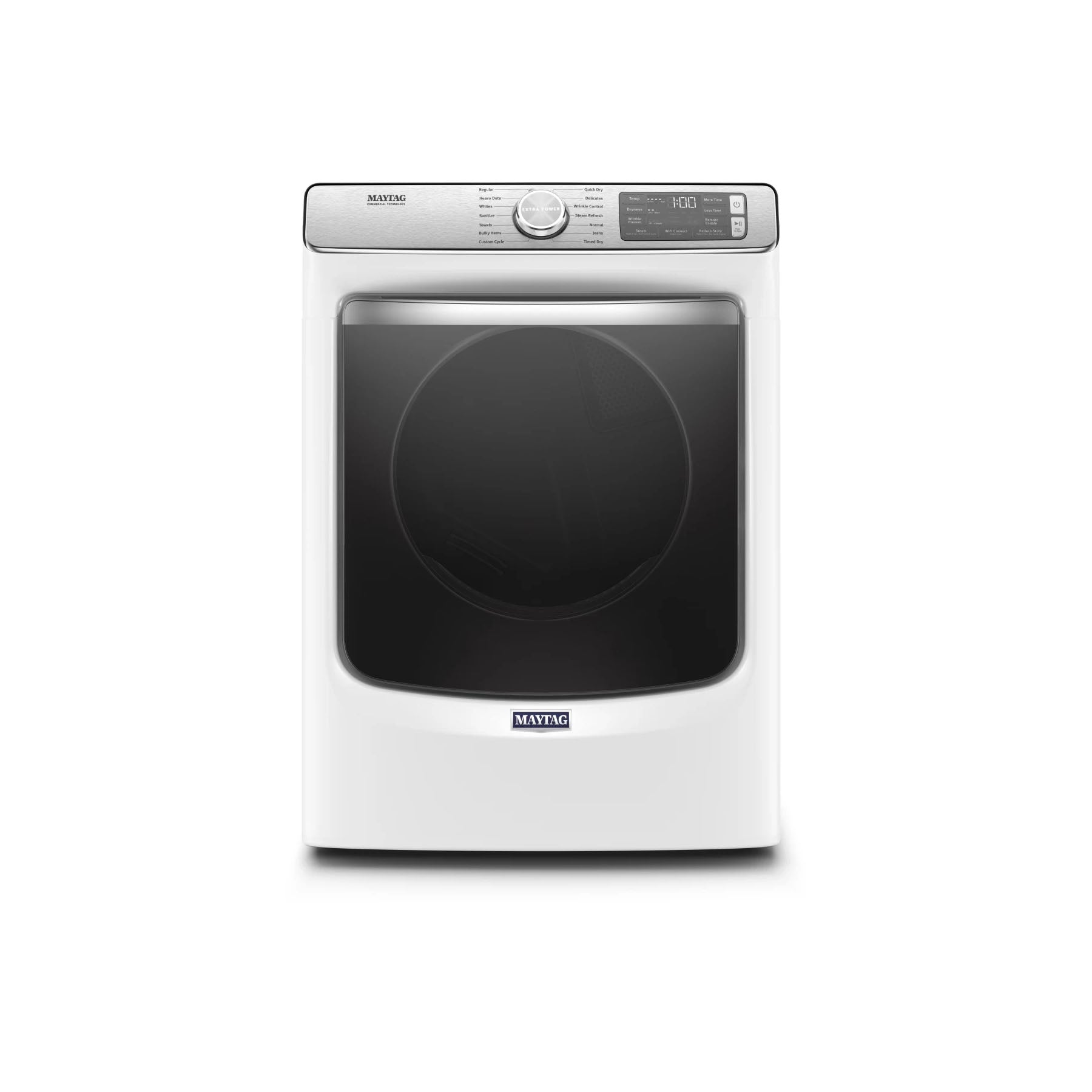 Maytag MED8630HW 27" White Front Load Electric Dryer