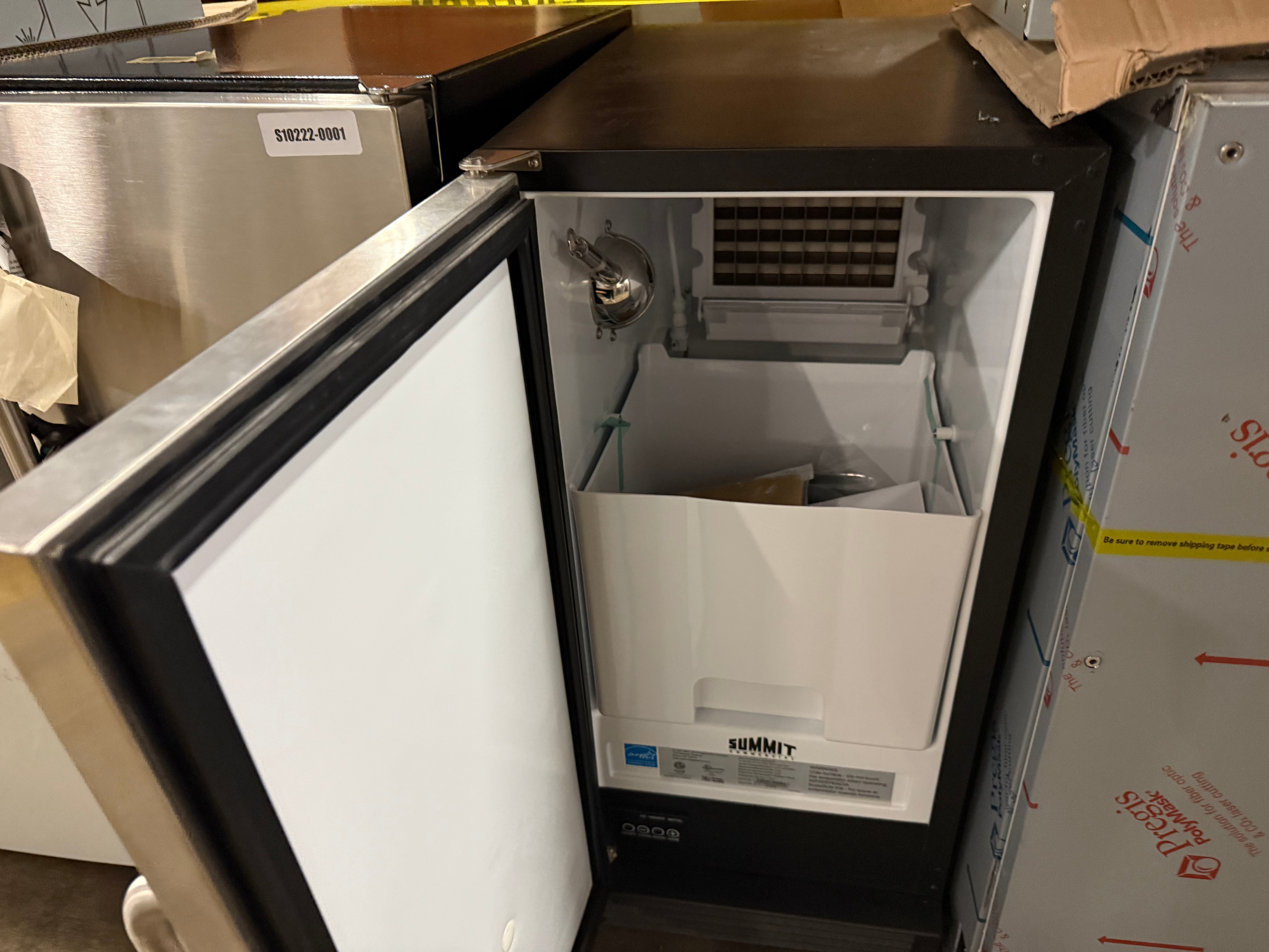 Summit BIM44GADA 15" Stainless Steel Undercounter Commercial Ice Maker, ADA Compliant