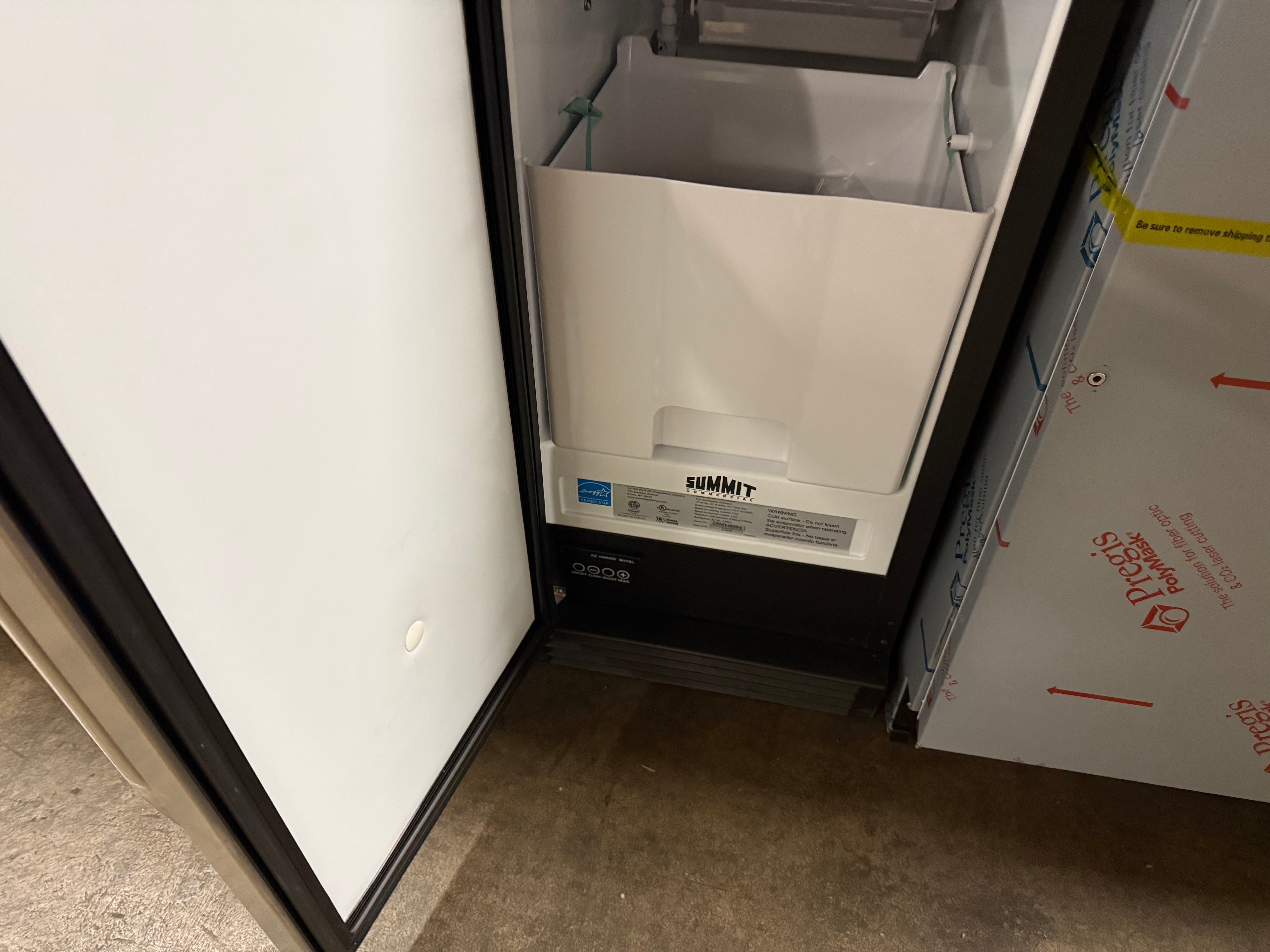 Summit BIM44GADA 15" Stainless Steel Undercounter Commercial Ice Maker, ADA Compliant