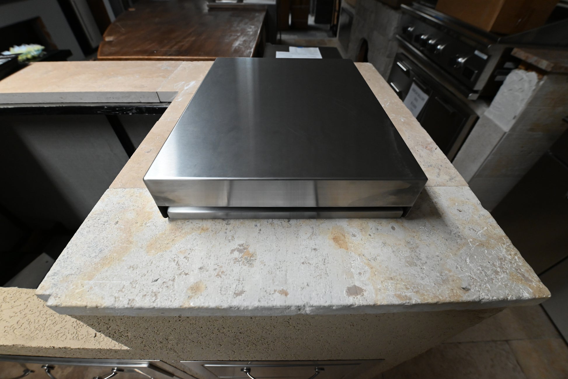 Outdoor kitchen stainless steel 12 in side burner with brass burner