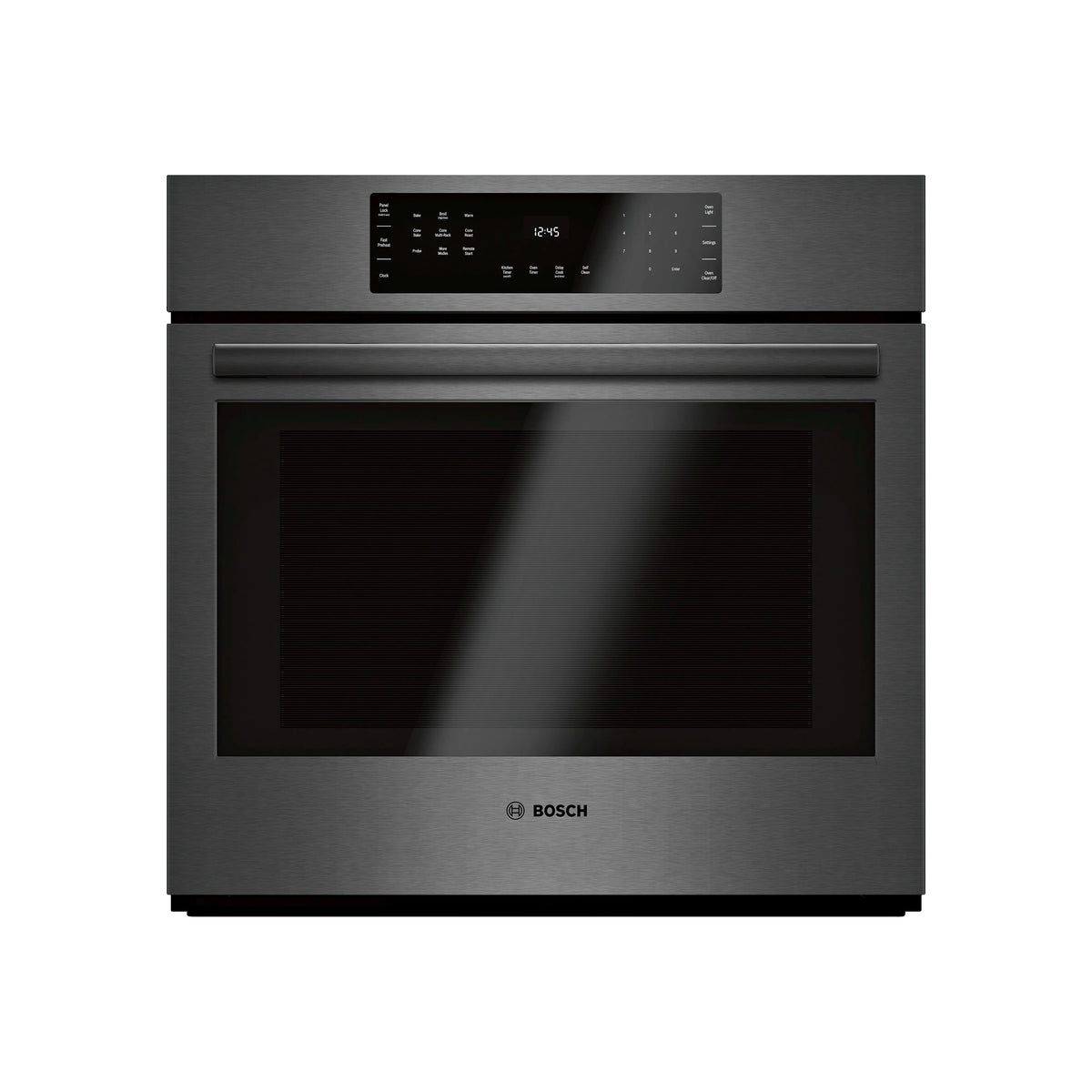 Bosch 800 Series HBL8443UC 30" Black Convection Smart Single Electric Wall Oven