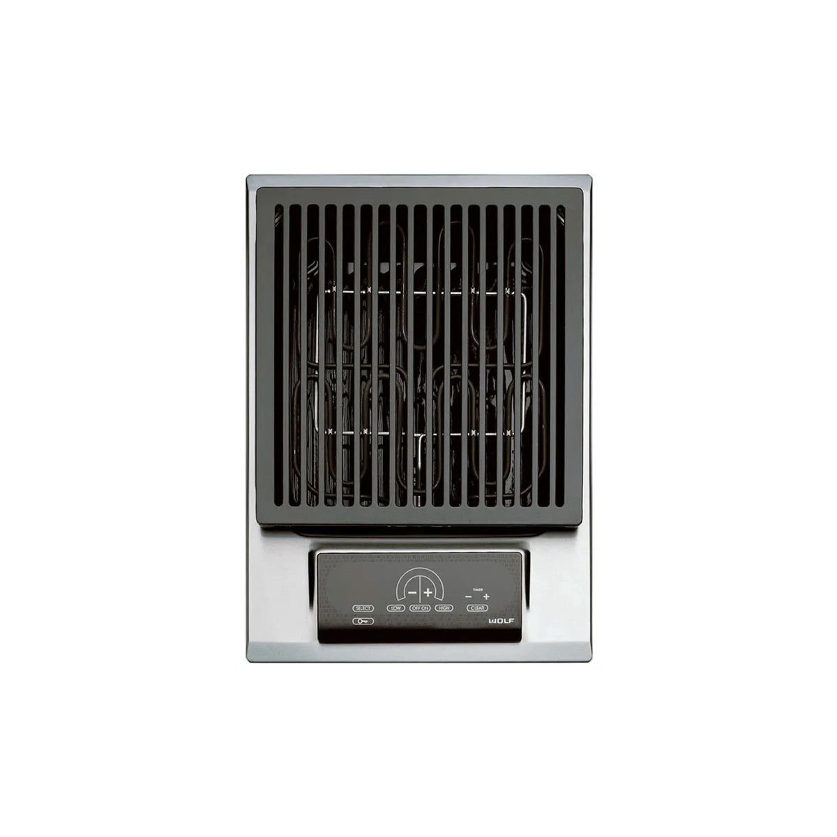 Wolf IG15/S 15" Stainless Steel Electric Grill Module, 2 Burner, Drop-In