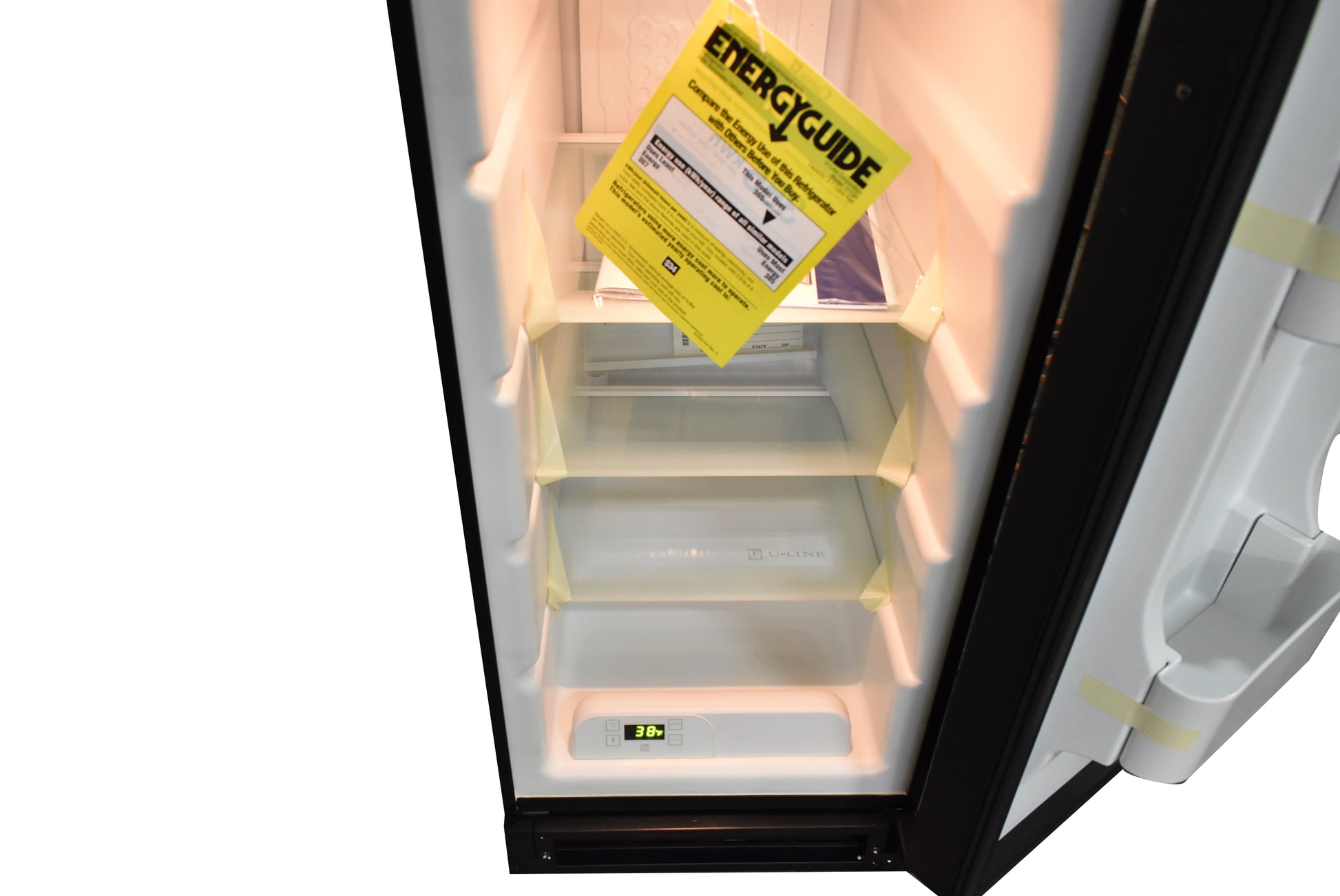 U-Line U-1115RB-00 15" Black Undercounter All Refrigerator