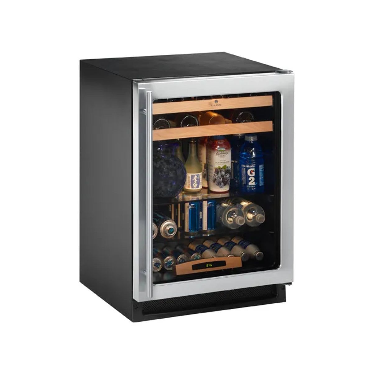U-Line U-2175BEVCOL-00 24" Stainless Steel Beverage Center