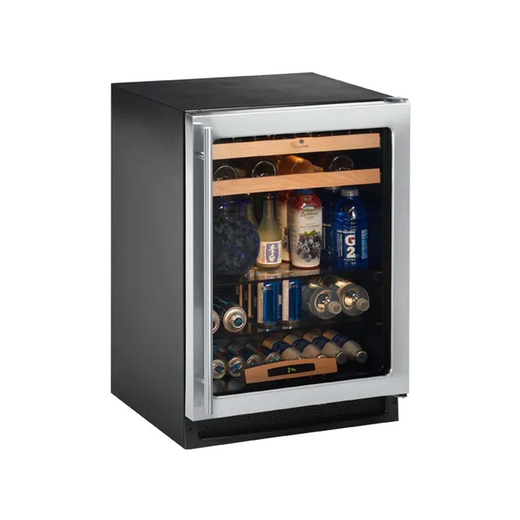 U-Line U-2175BEVCOL-00 24" Stainless Steel Beverage Center