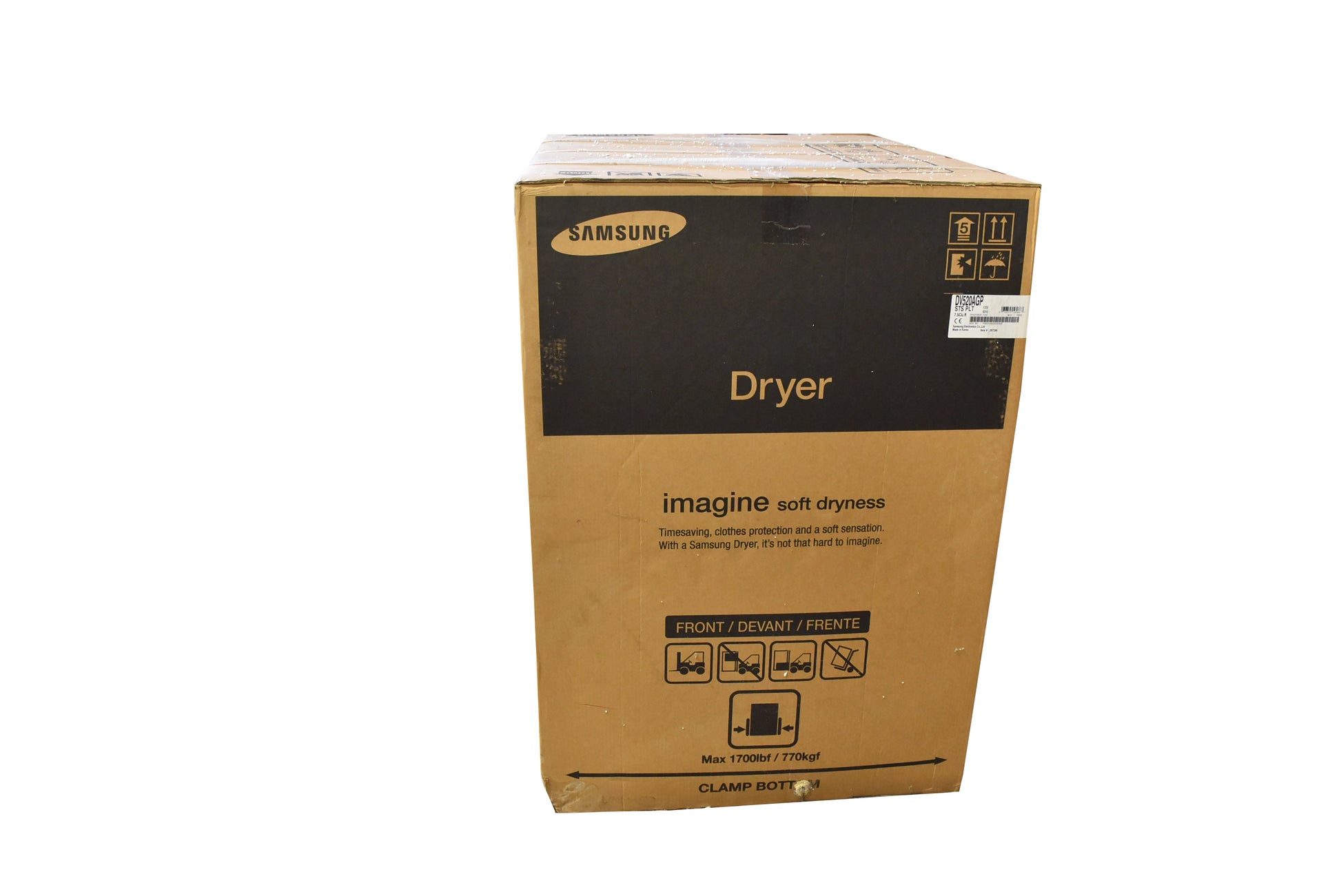 Samsung DV520AGP 27" Platinum Gas Dryer