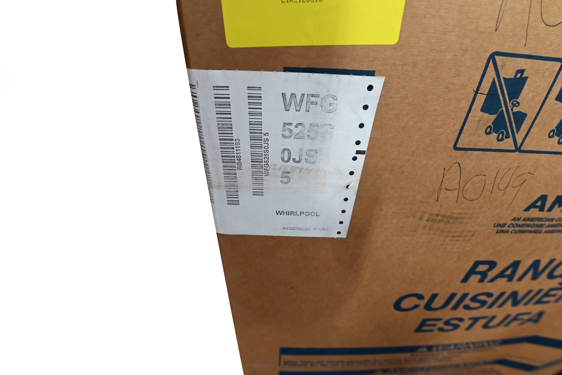 Whirlpool WFG525S0JS 30" Stainless Steel Gas Range