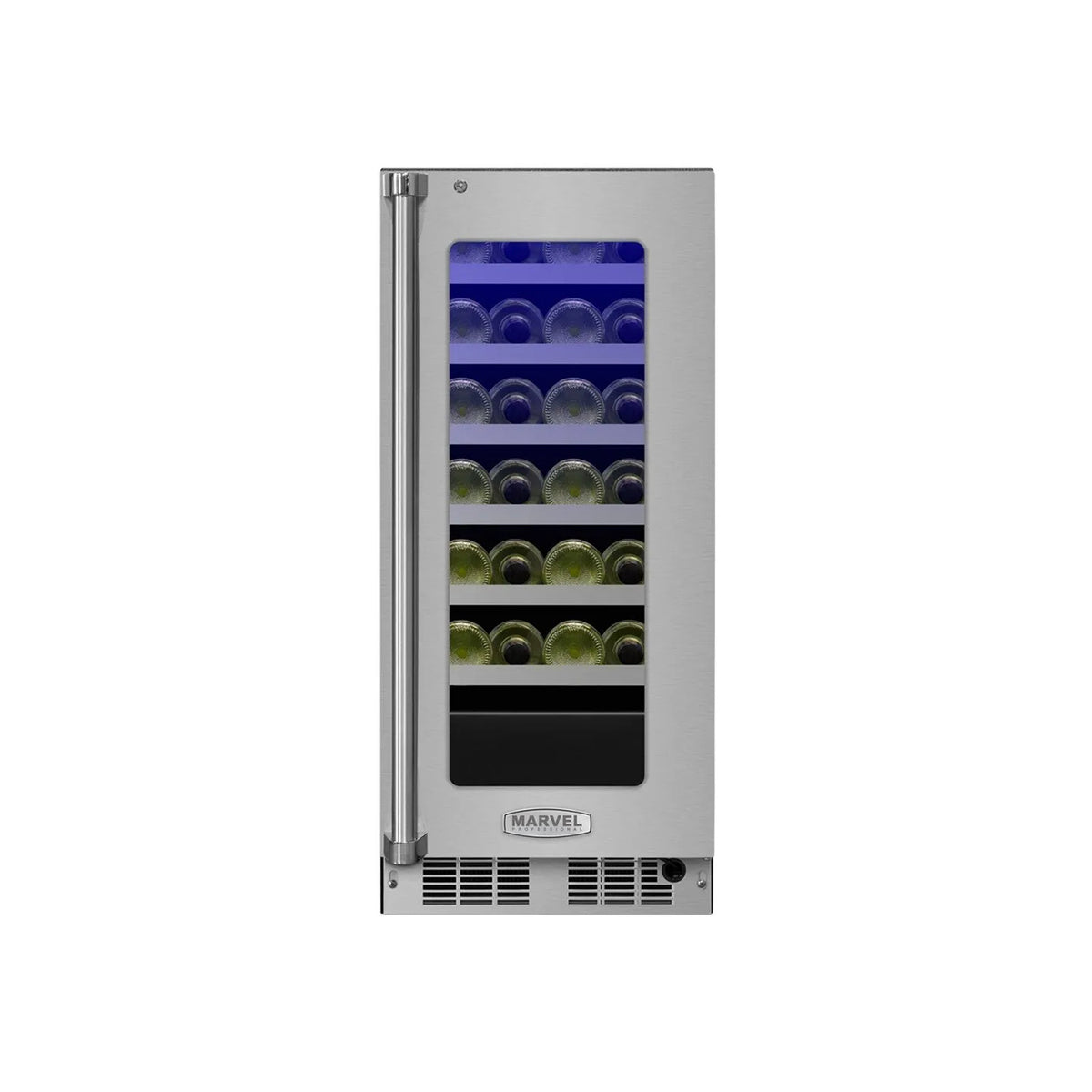 Marvel MP15WSG4RS 15" Stainless Steel Single Zone Wine Cooler