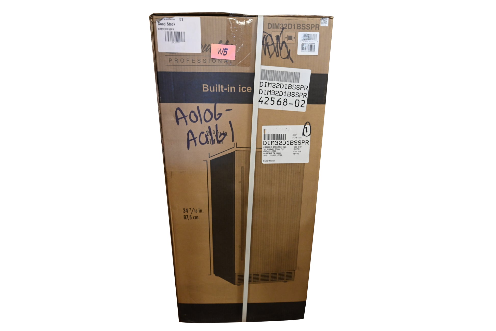 Danby DIM32D1BSSPR 15" Stainless Steel Ice Maker