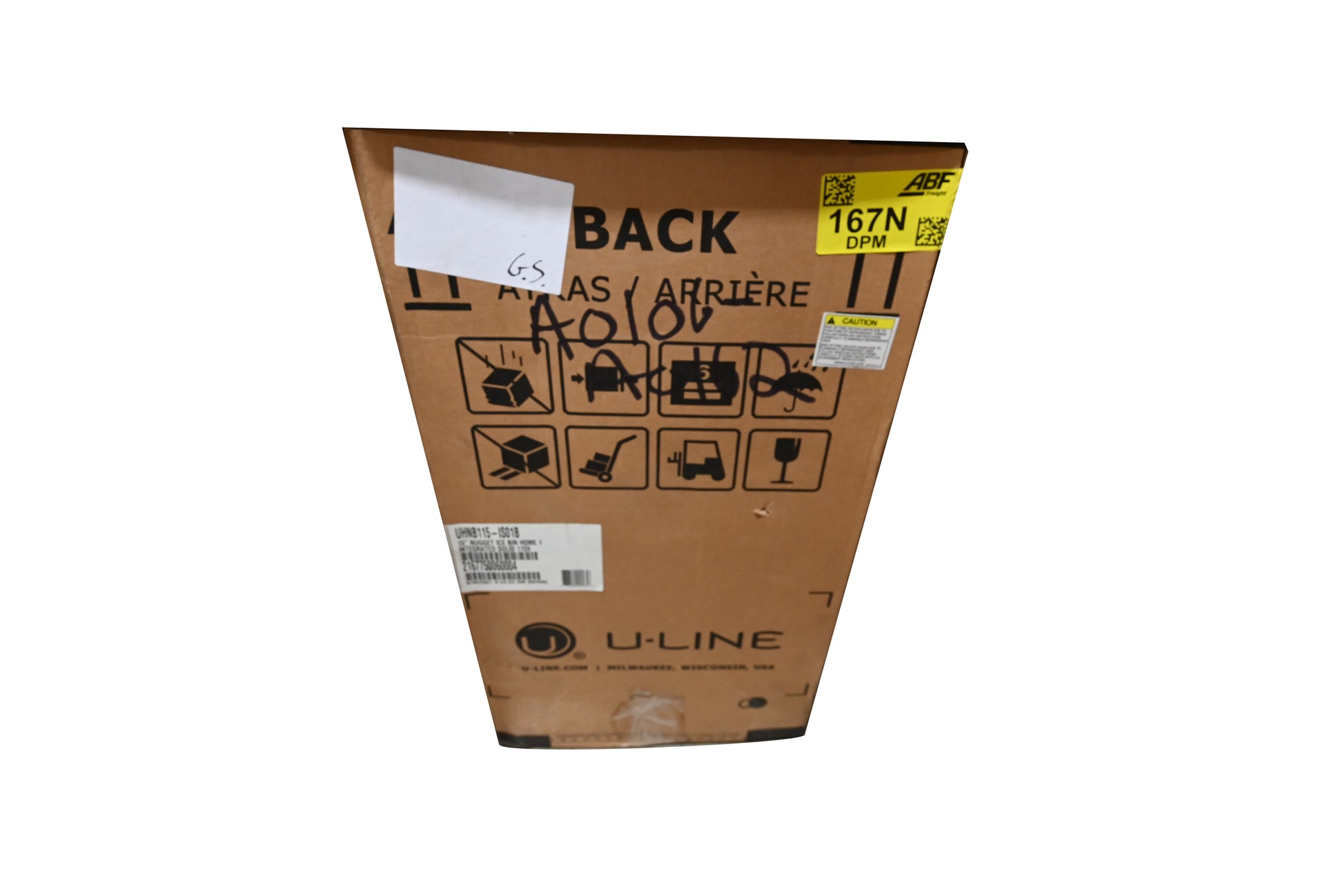 U-Line UHNB115-IS01B 15" Panel Ready Nugget Ice Maker