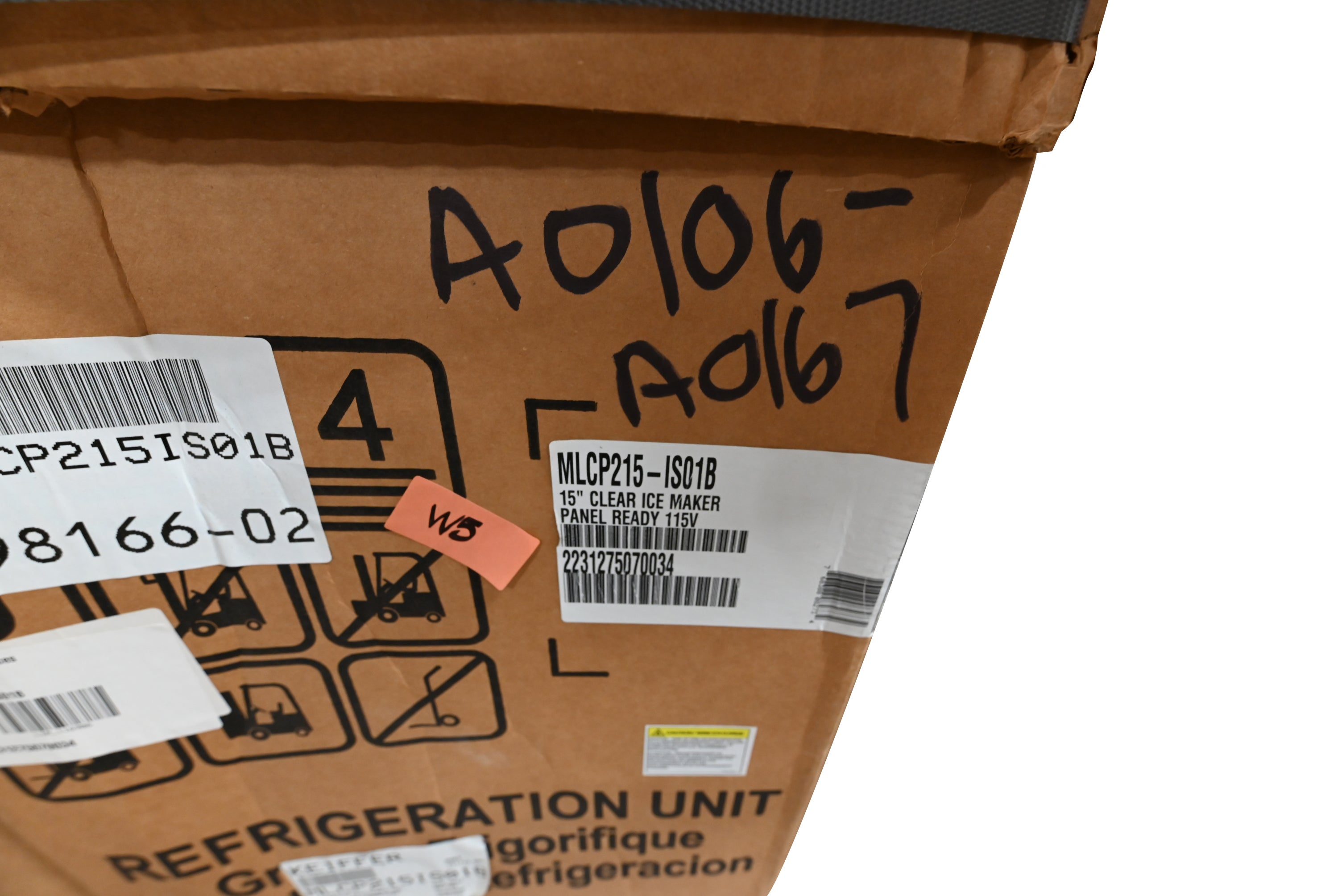 Marvel MLCP215-IS01B 15" Panel Ready Ice Maker