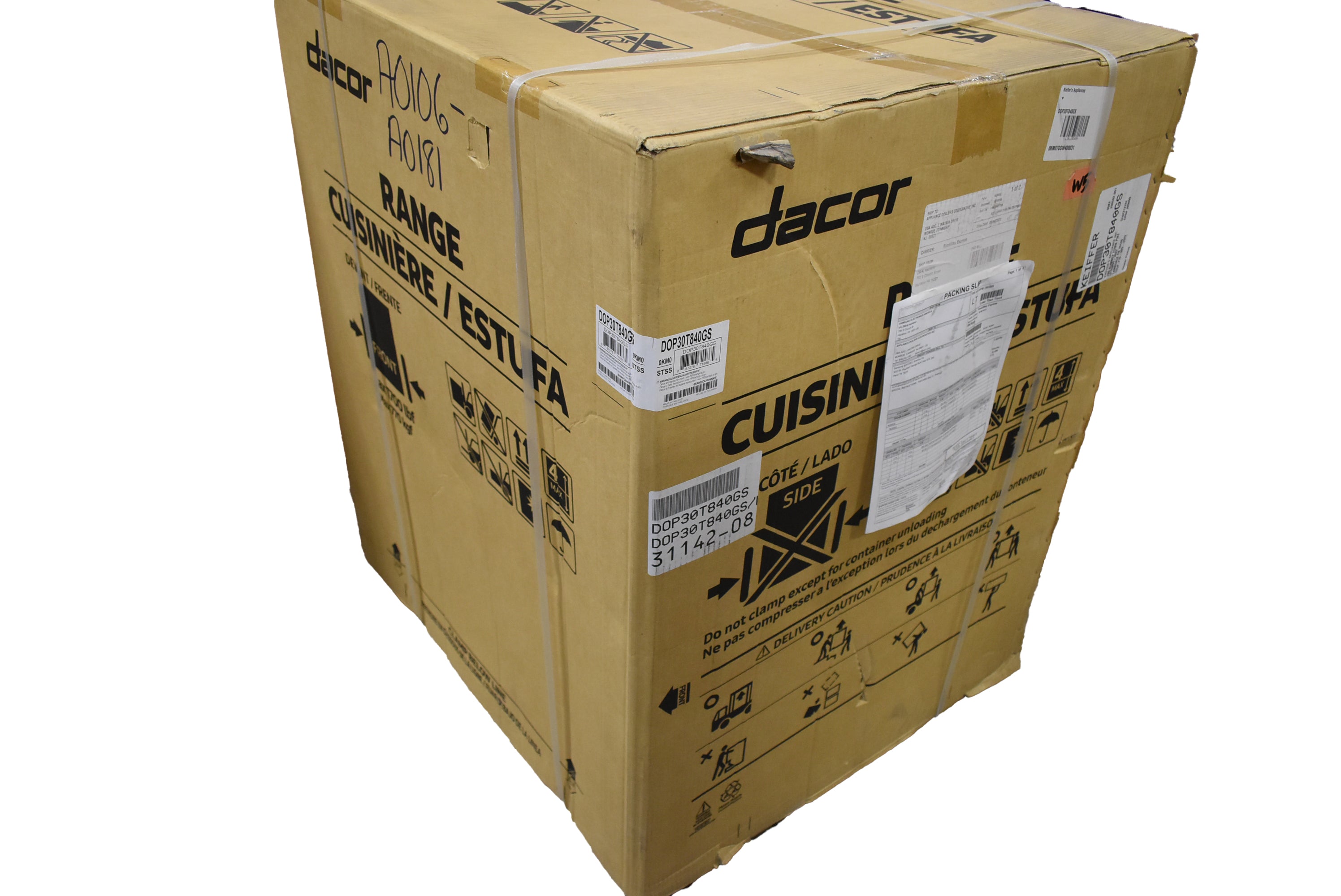 Dacor DOP30T840GS 30" Stainless Steel Smart Gas Range