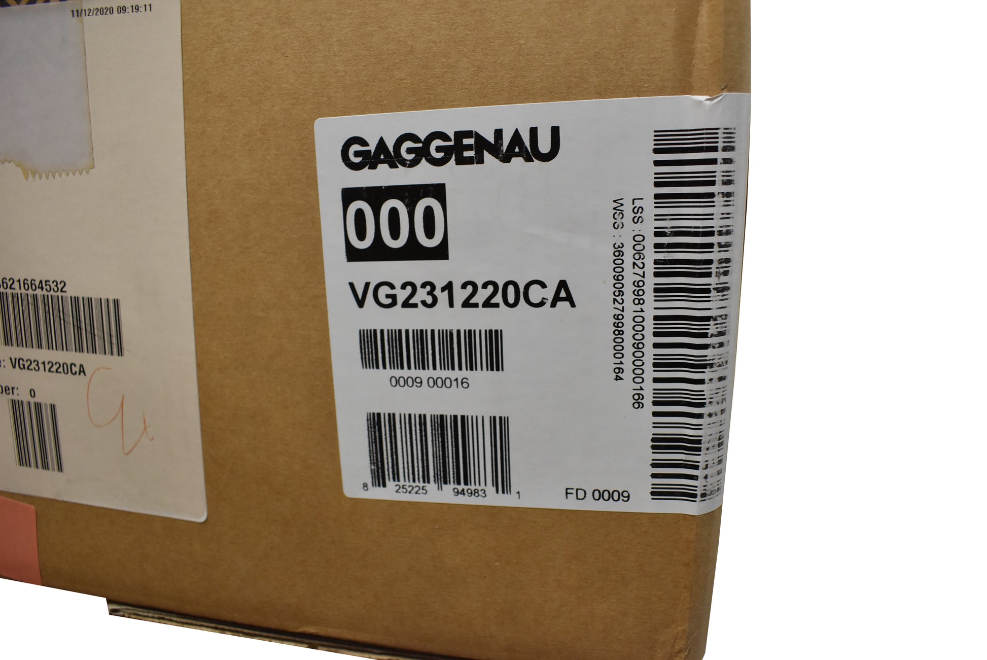 Gaggenau VG231220CA 12" Stainless Steel Gas Wok Cooktop